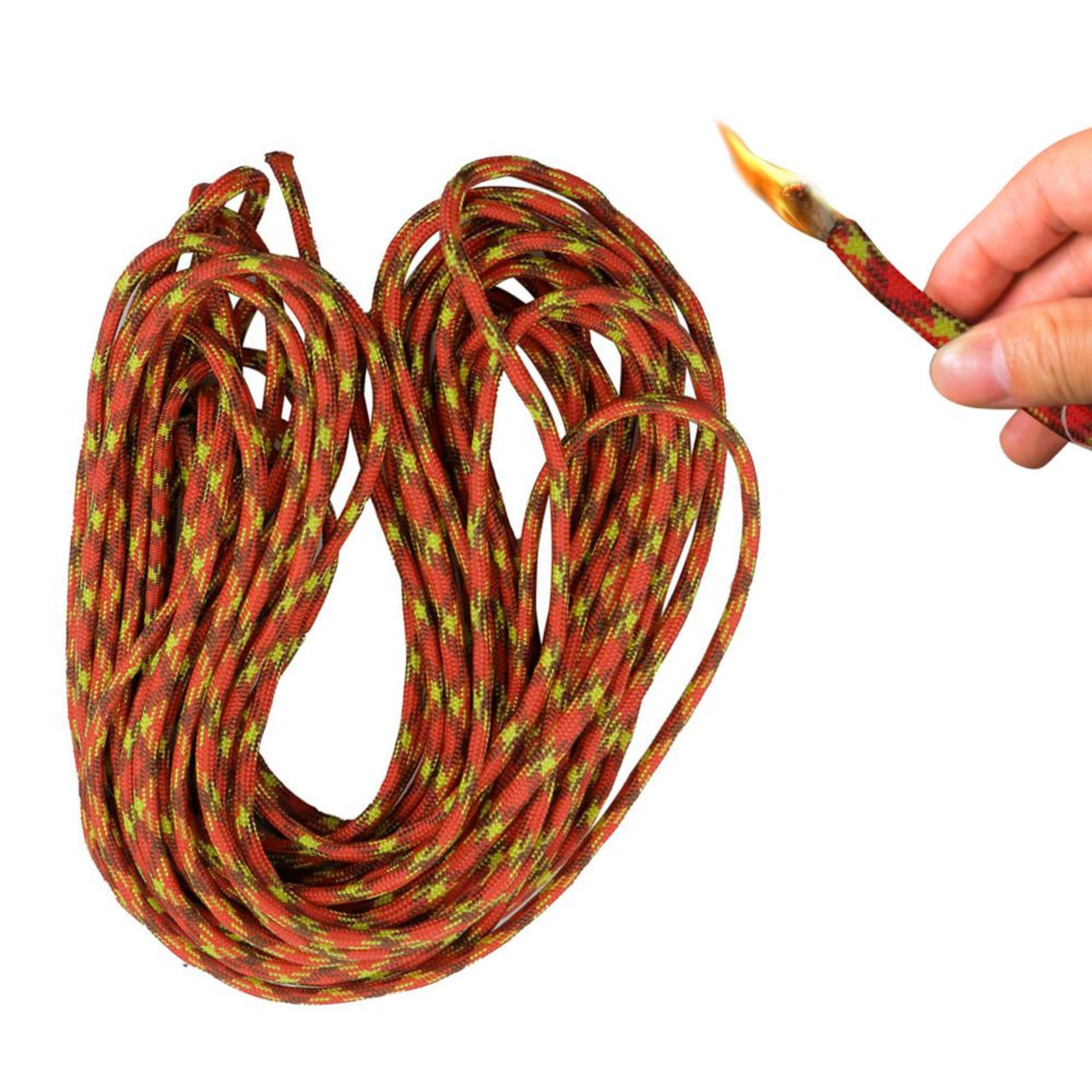 wax dipped tinder rope ultimate camping fire starter & survival fire rope