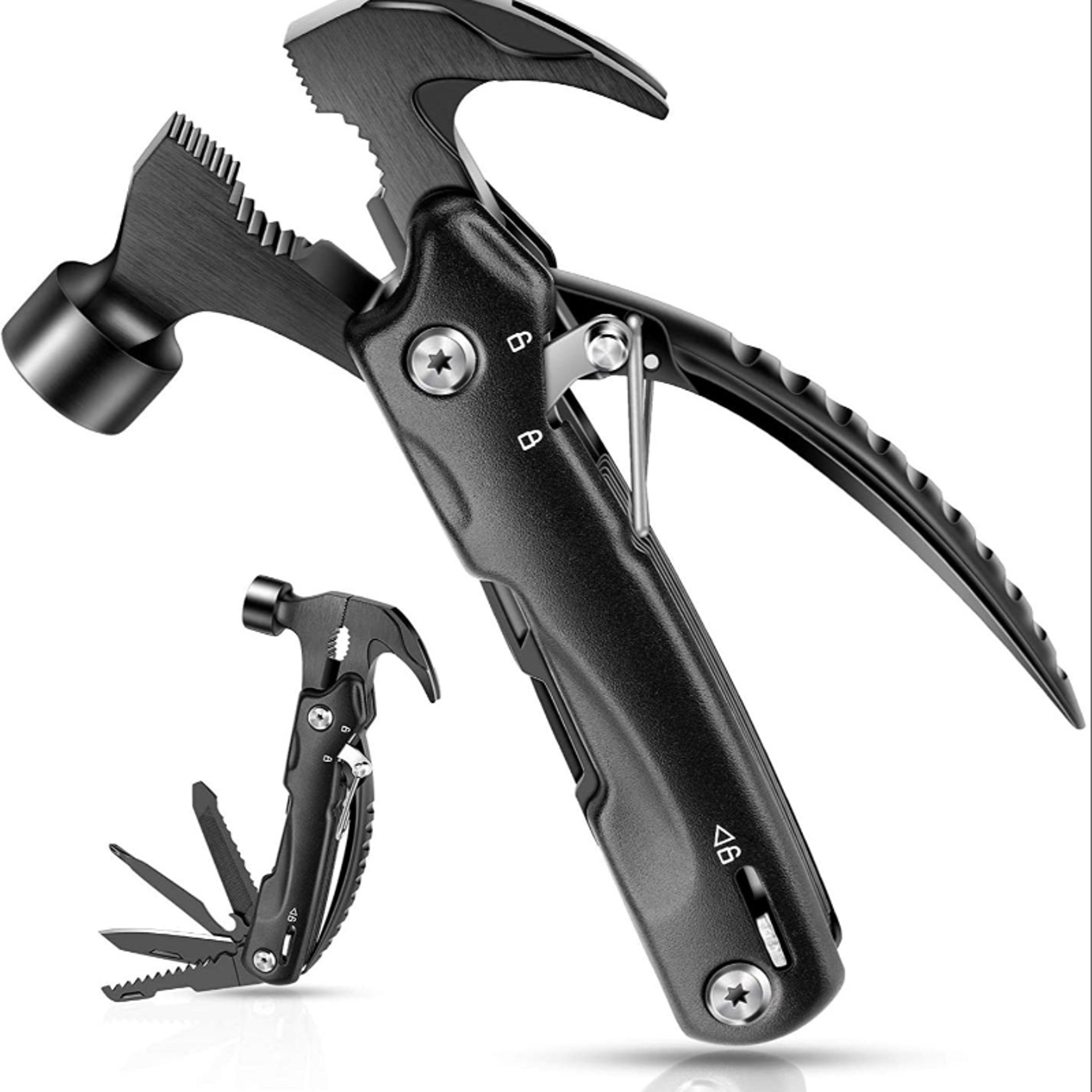 ultimate multitool hammer portable survival gear & camping tool for outdoor adventures