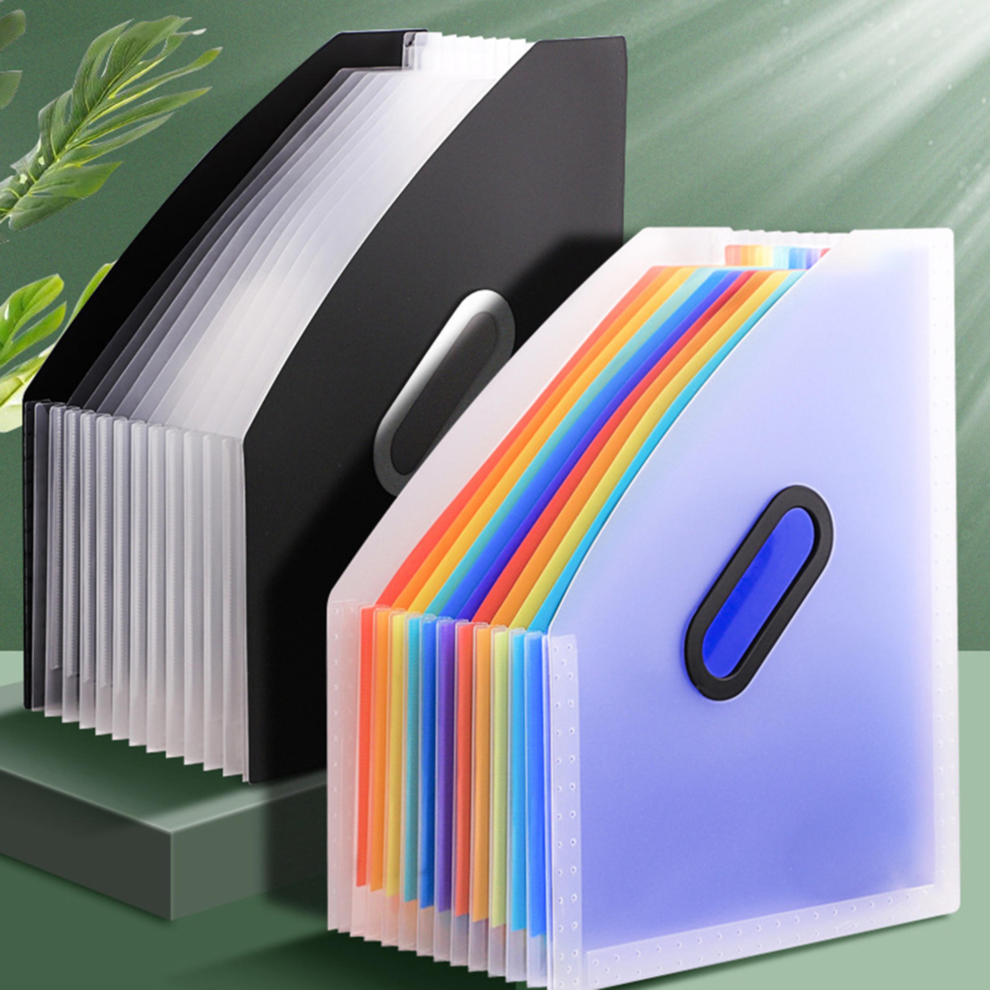expandable file organizer vertical document folder portable accordion storage