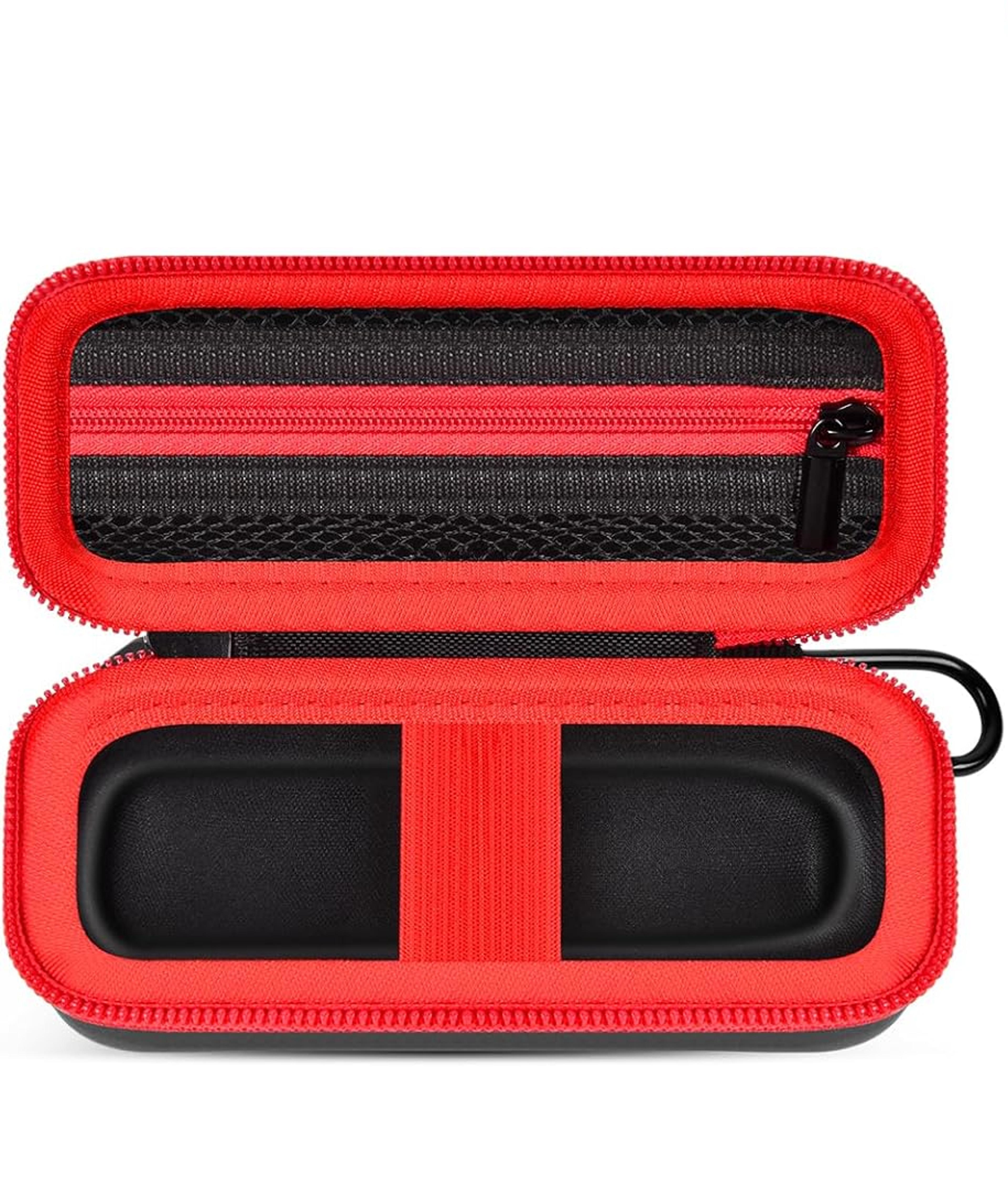 logitech hard shell travel case with organizer pocket & clip