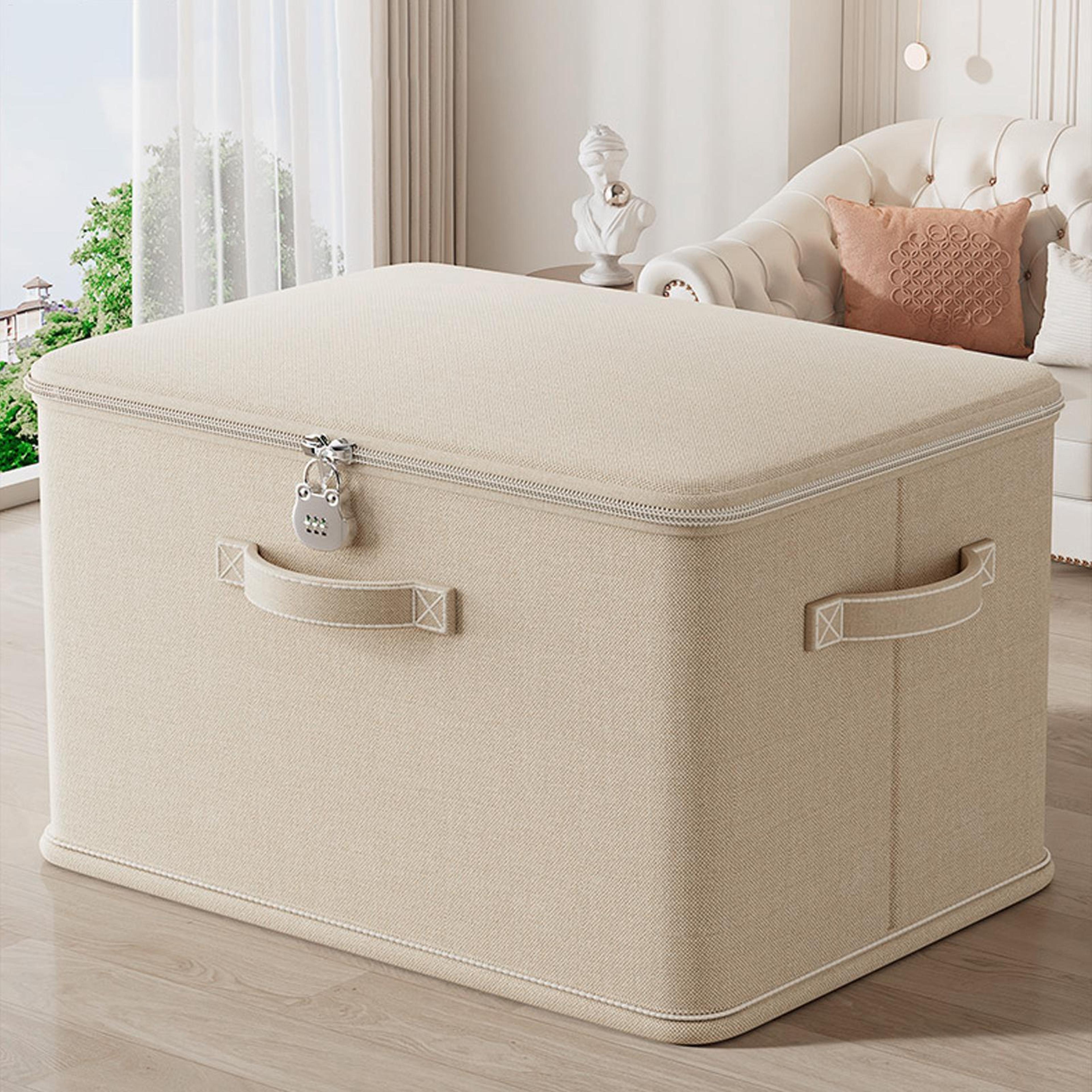 lockable stackable storage box with handle secure storage box with lock organizer bin