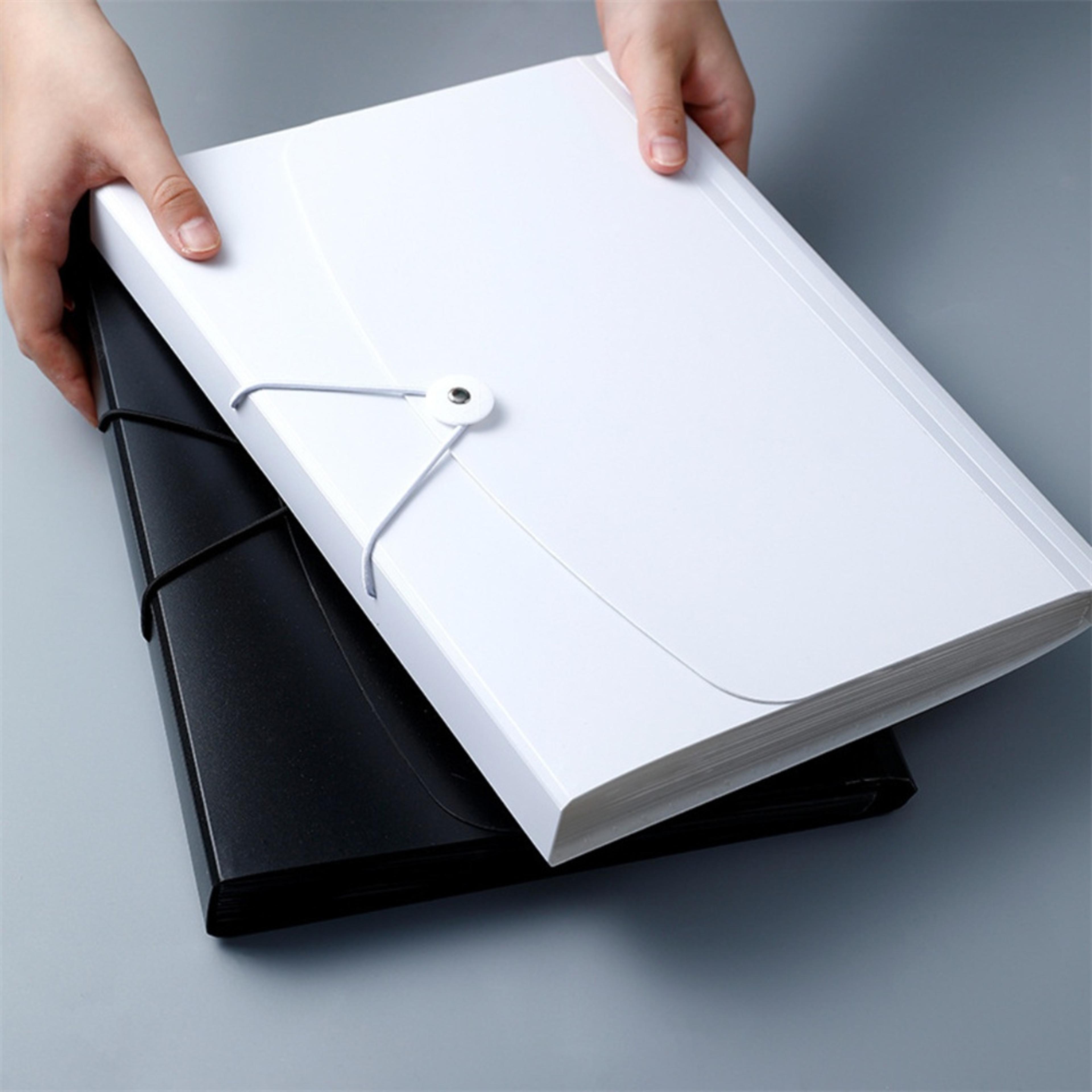 large capacity waterproof file organizer with multi pocket document storage for papers