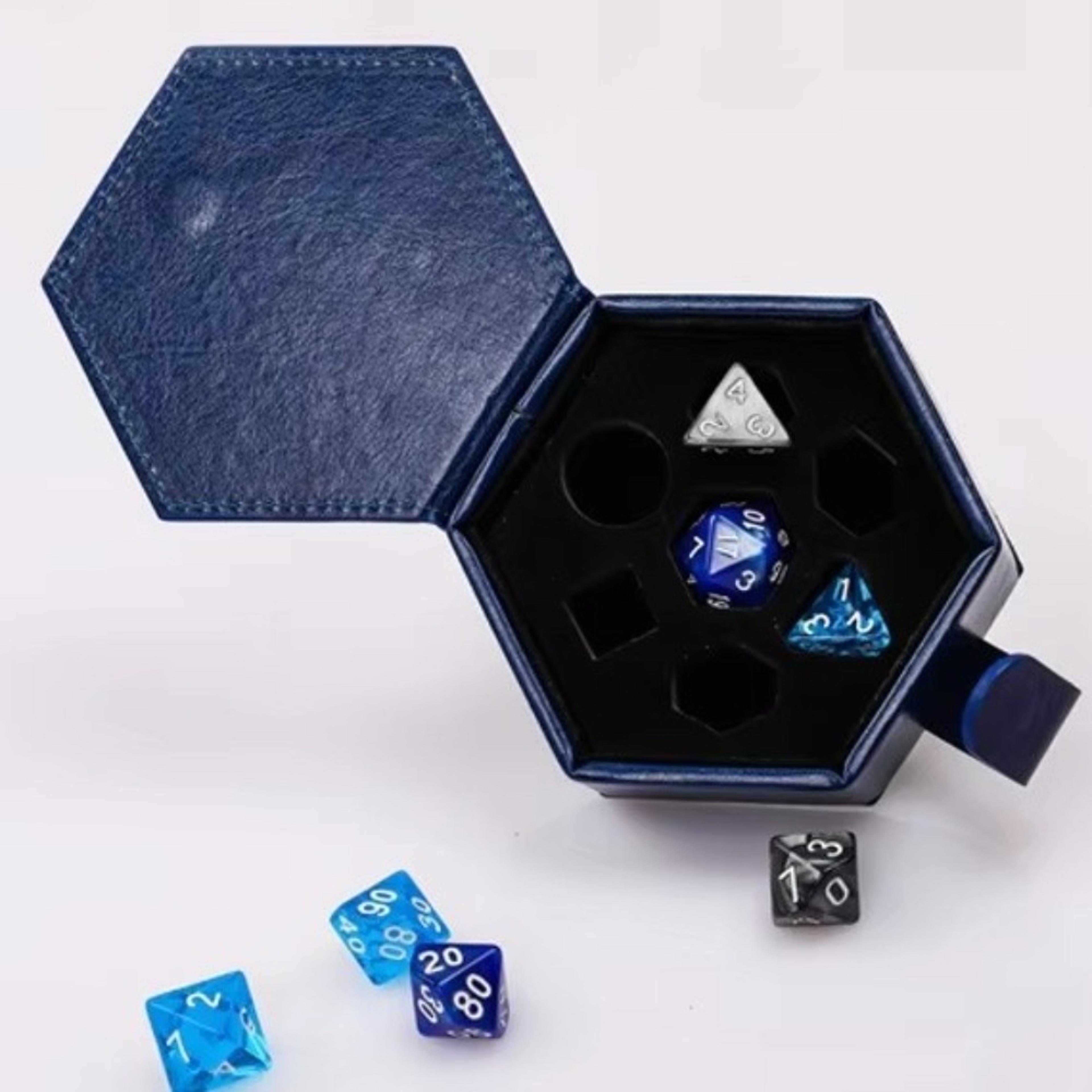 premium pu leather dice storage bag durable dnd dice bag & dice storage case