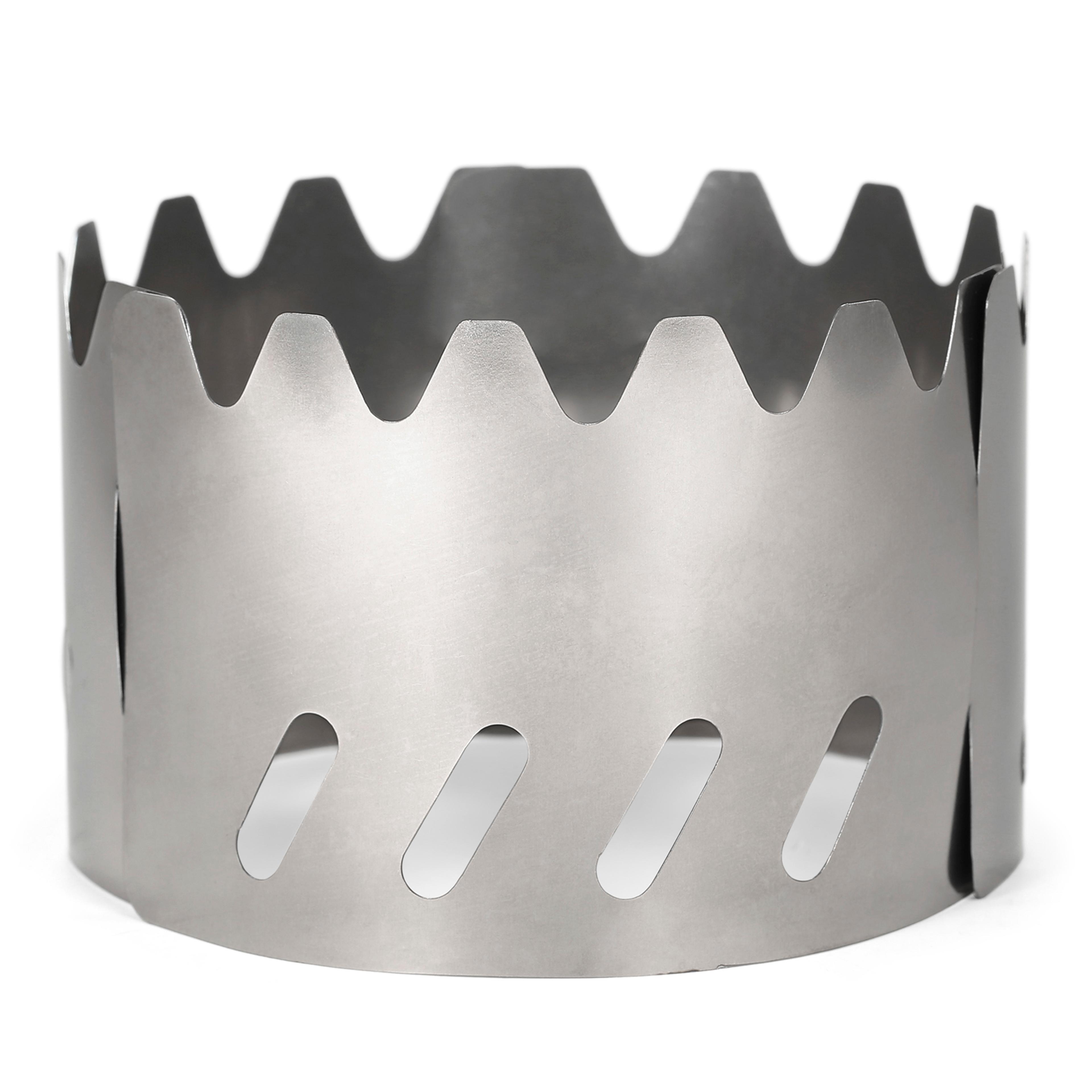 titanium camping windscreen stove stand ultralight backpacking gear