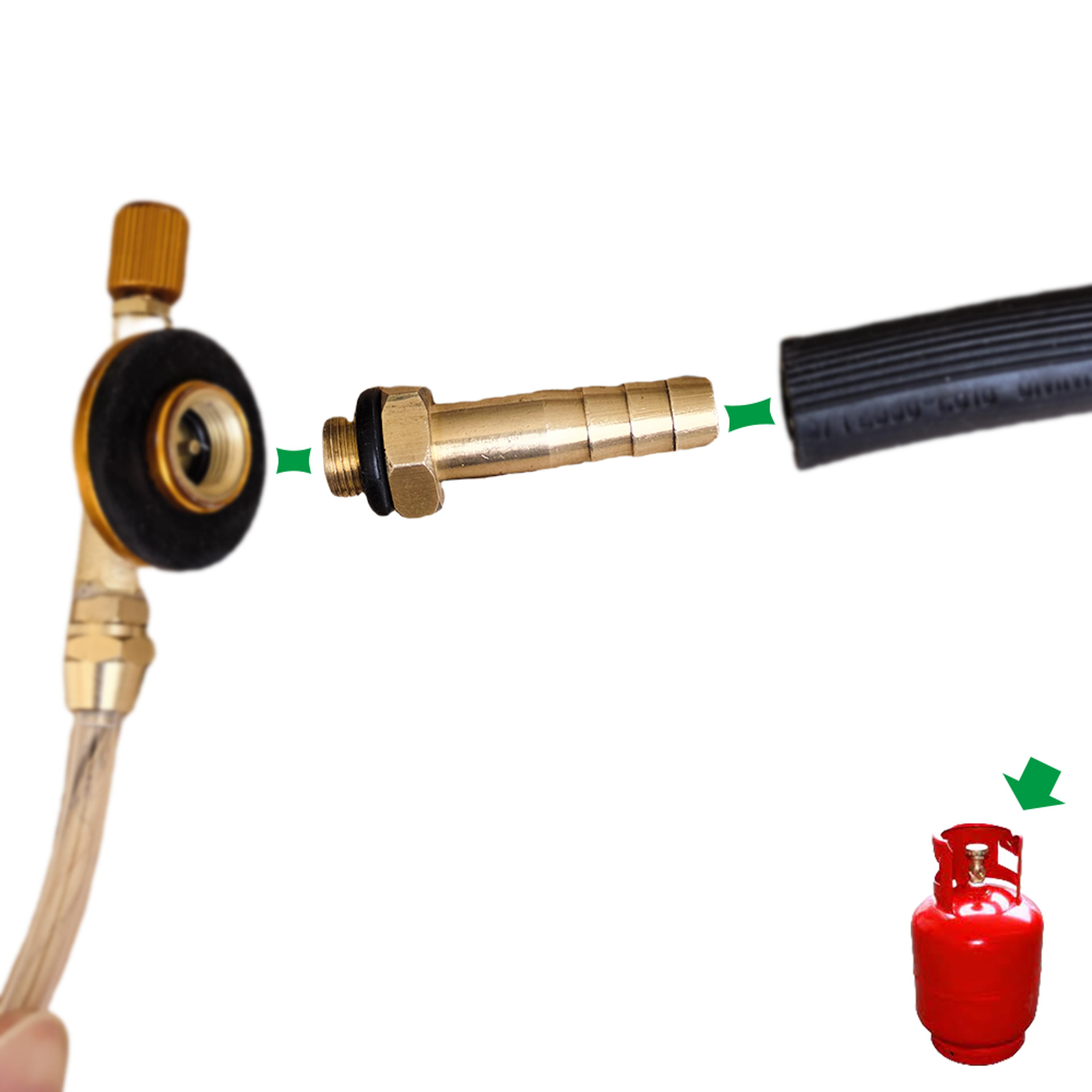 portable camping stove adapter valve for lpg cylinder safe gas tank connector