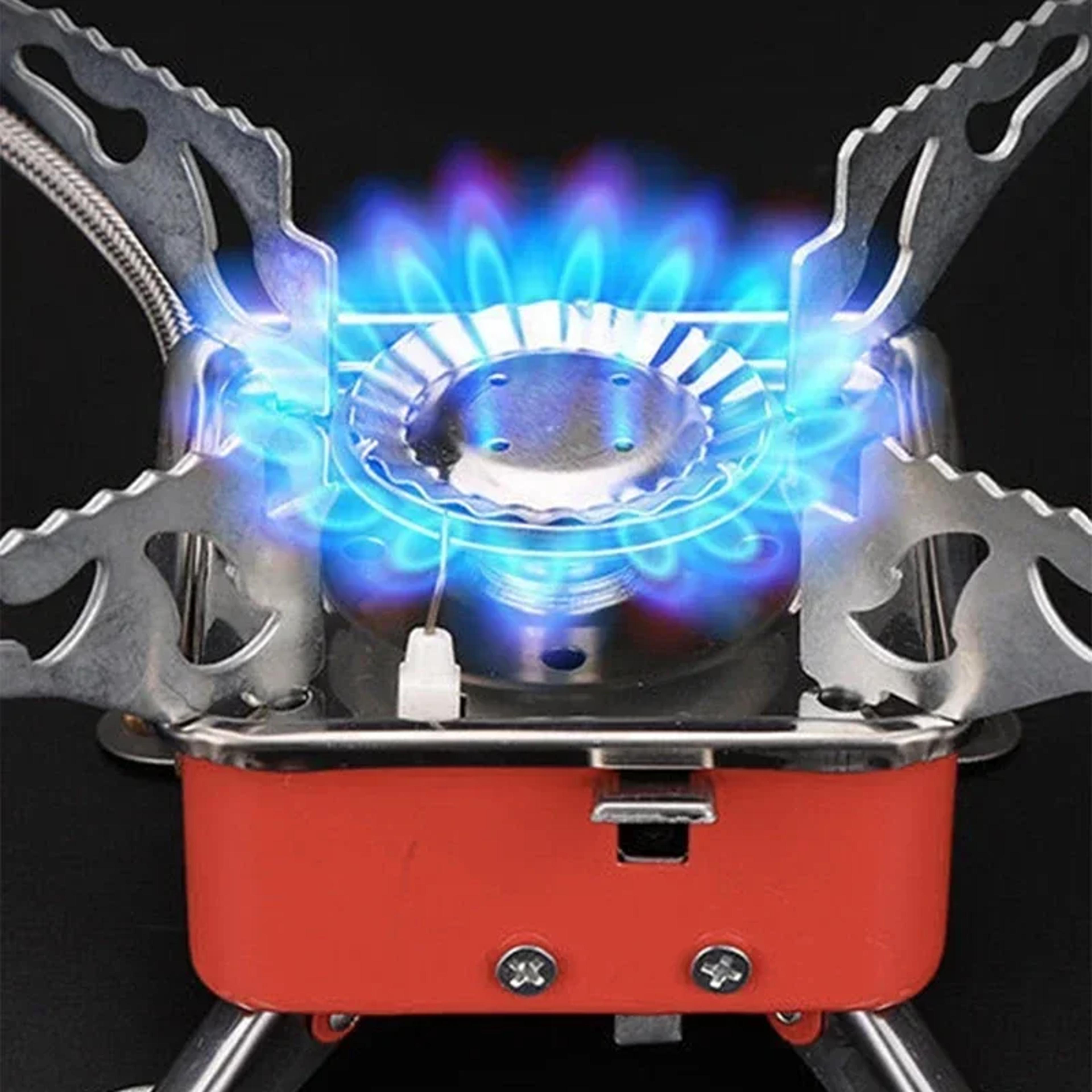 foldable camping gas stove windproof backpacking burner
