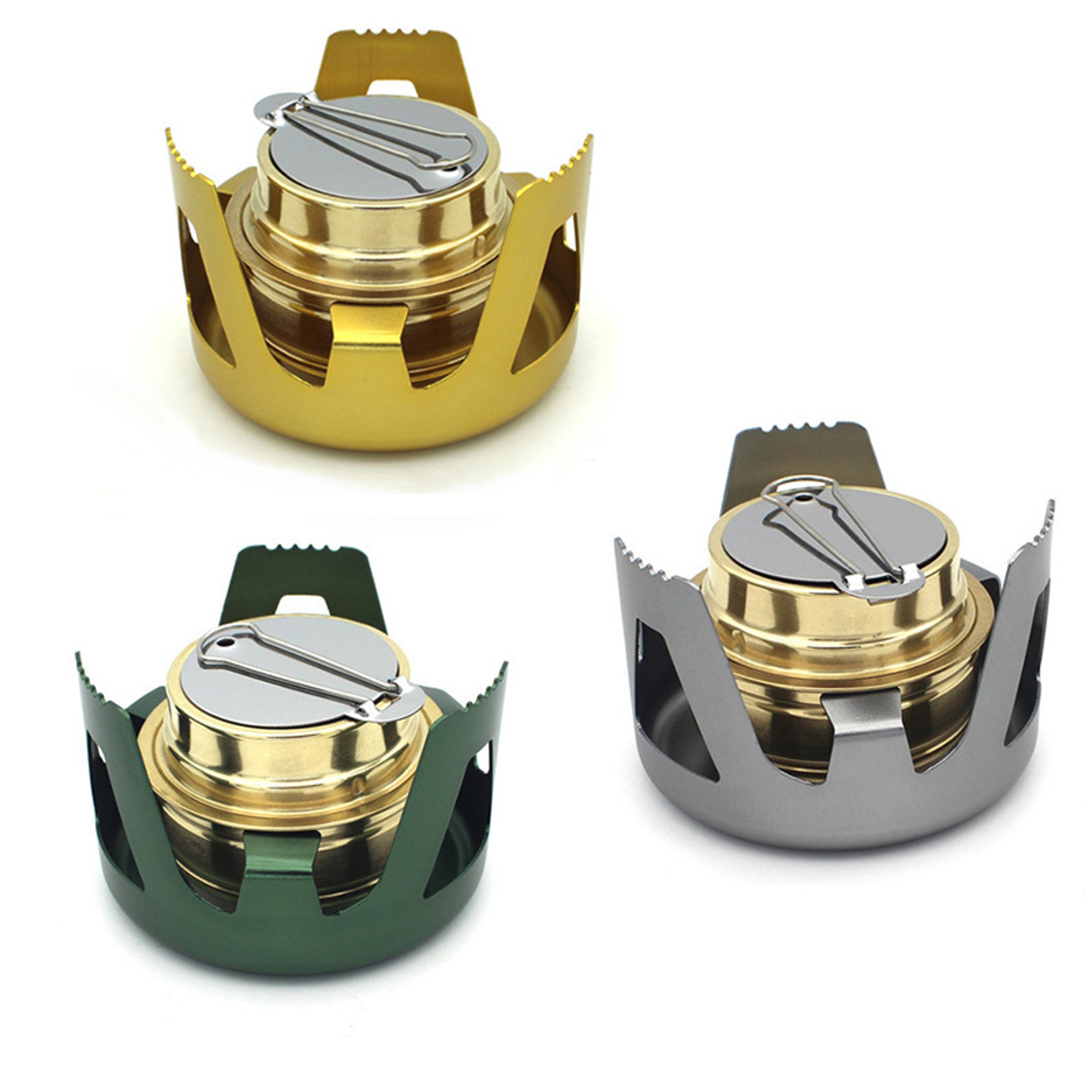 ultralight alcohol camping stove portable backpacking cooking burner