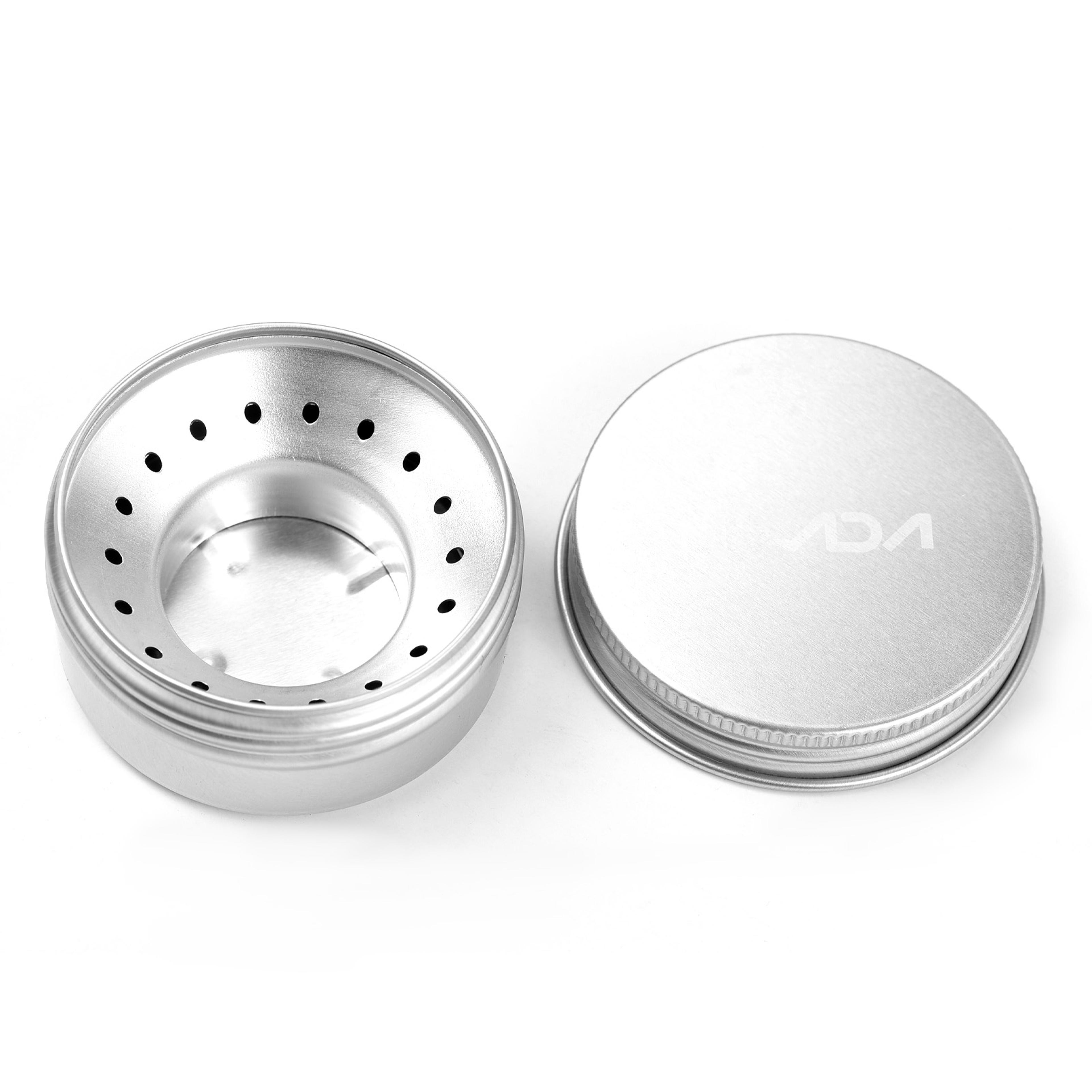 mini backpacking stove portable camping alcohol burner with windshield ultralight camp stove