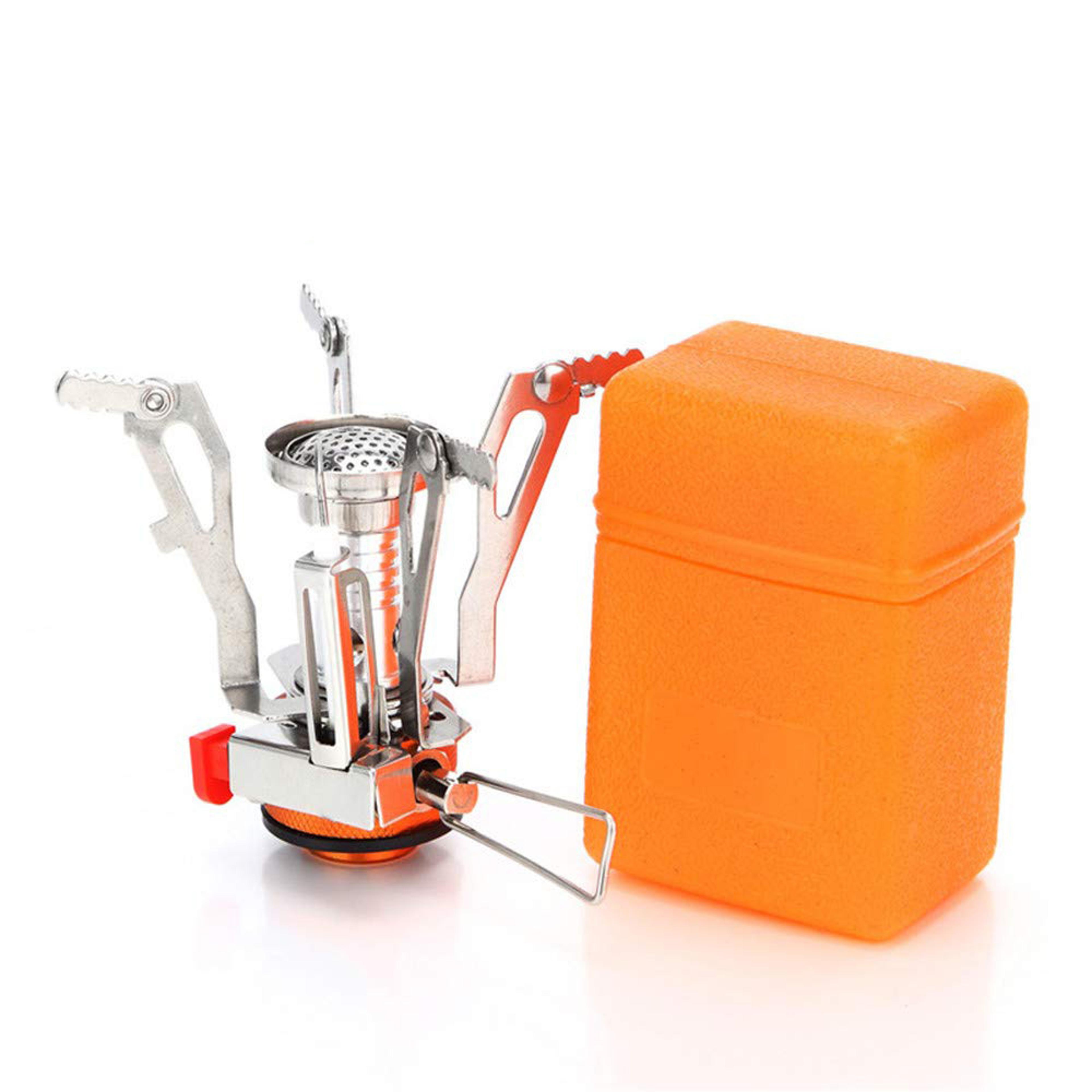 portable camping stove mini gas burner compact backpacking cooking stove