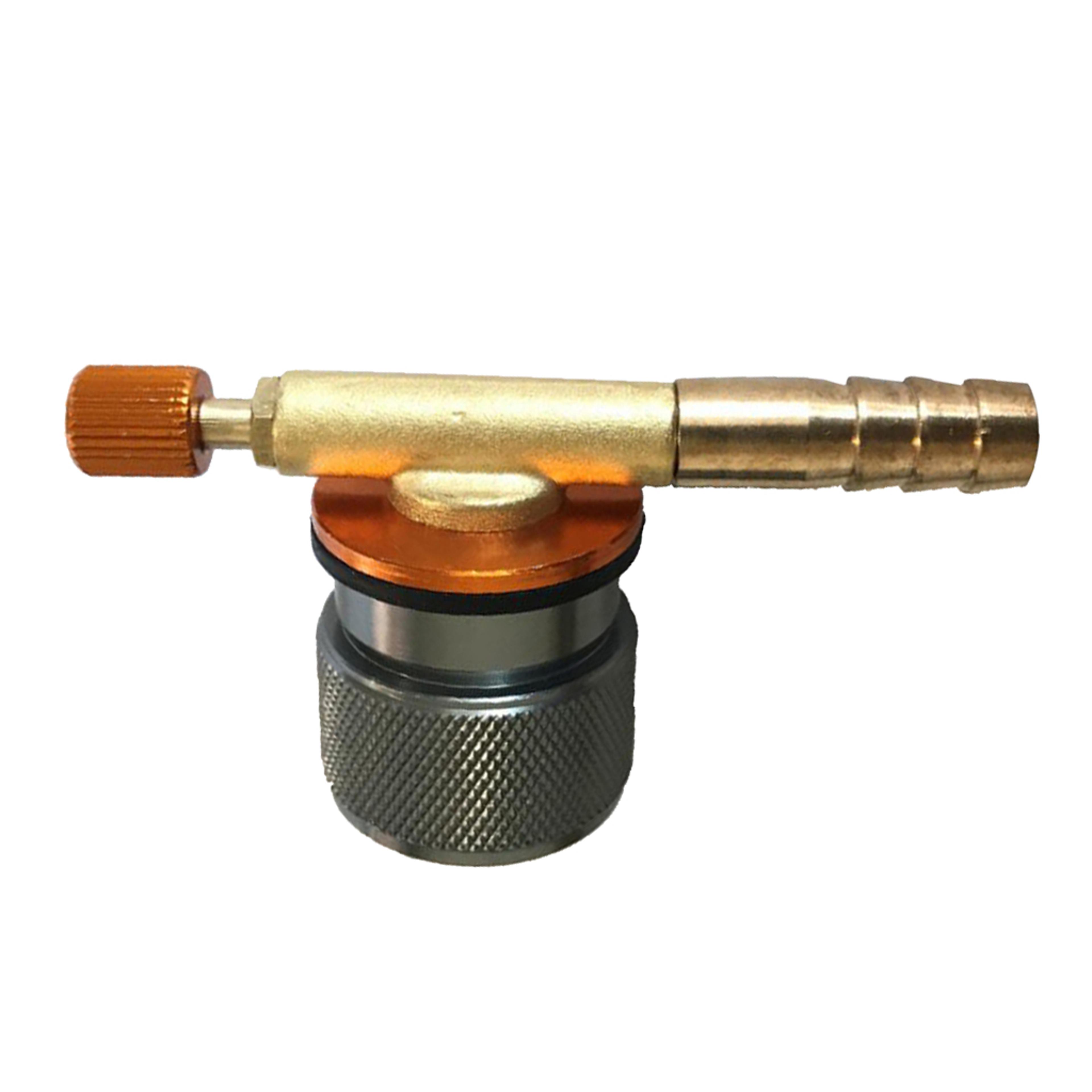 propane refill adapter with valve for camping gas adapter flat cylinder tank coupler