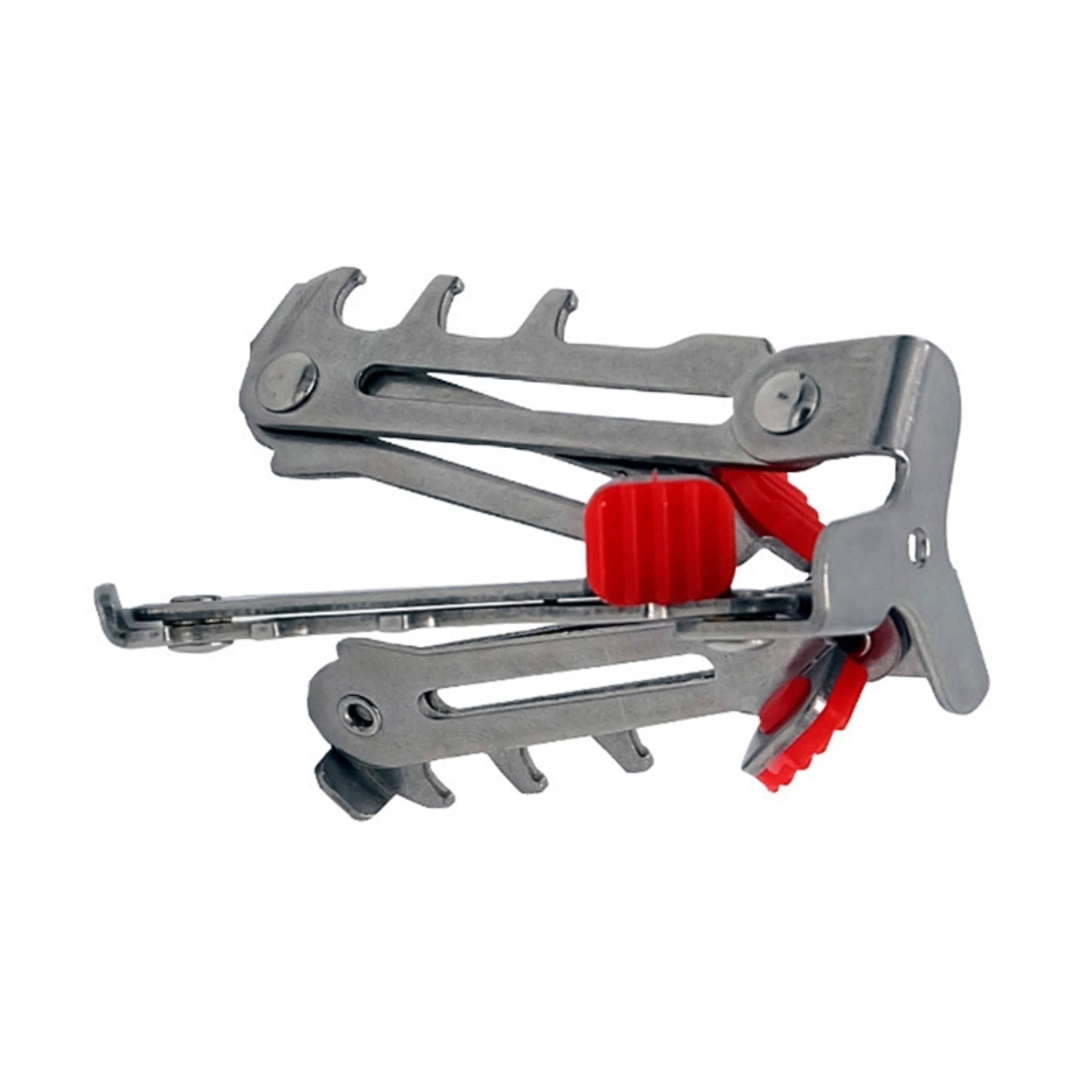 folding gas canister stand for camping & outdoor cooking