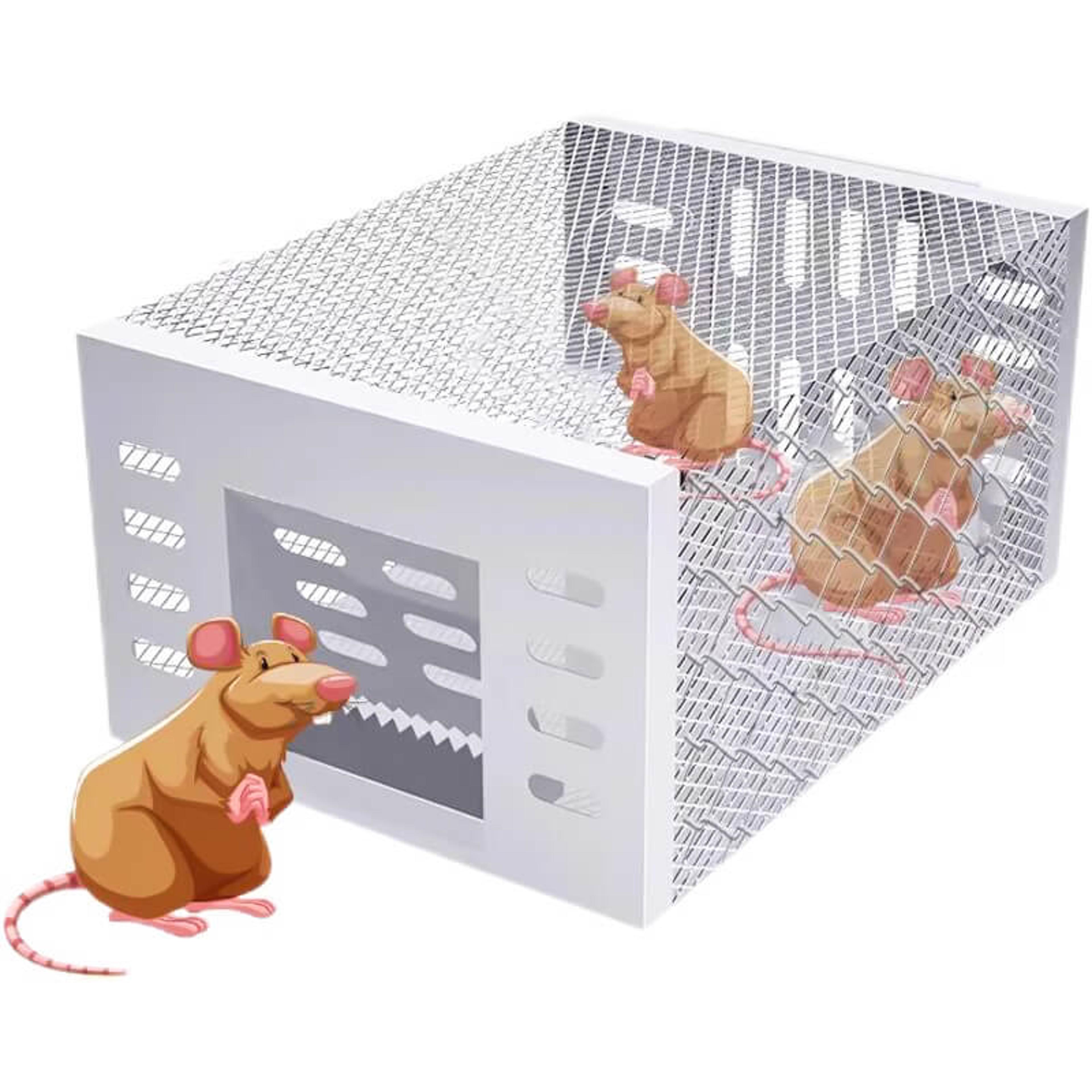 automatic continuous cycle mouse trap humane safe pest control for home and garden