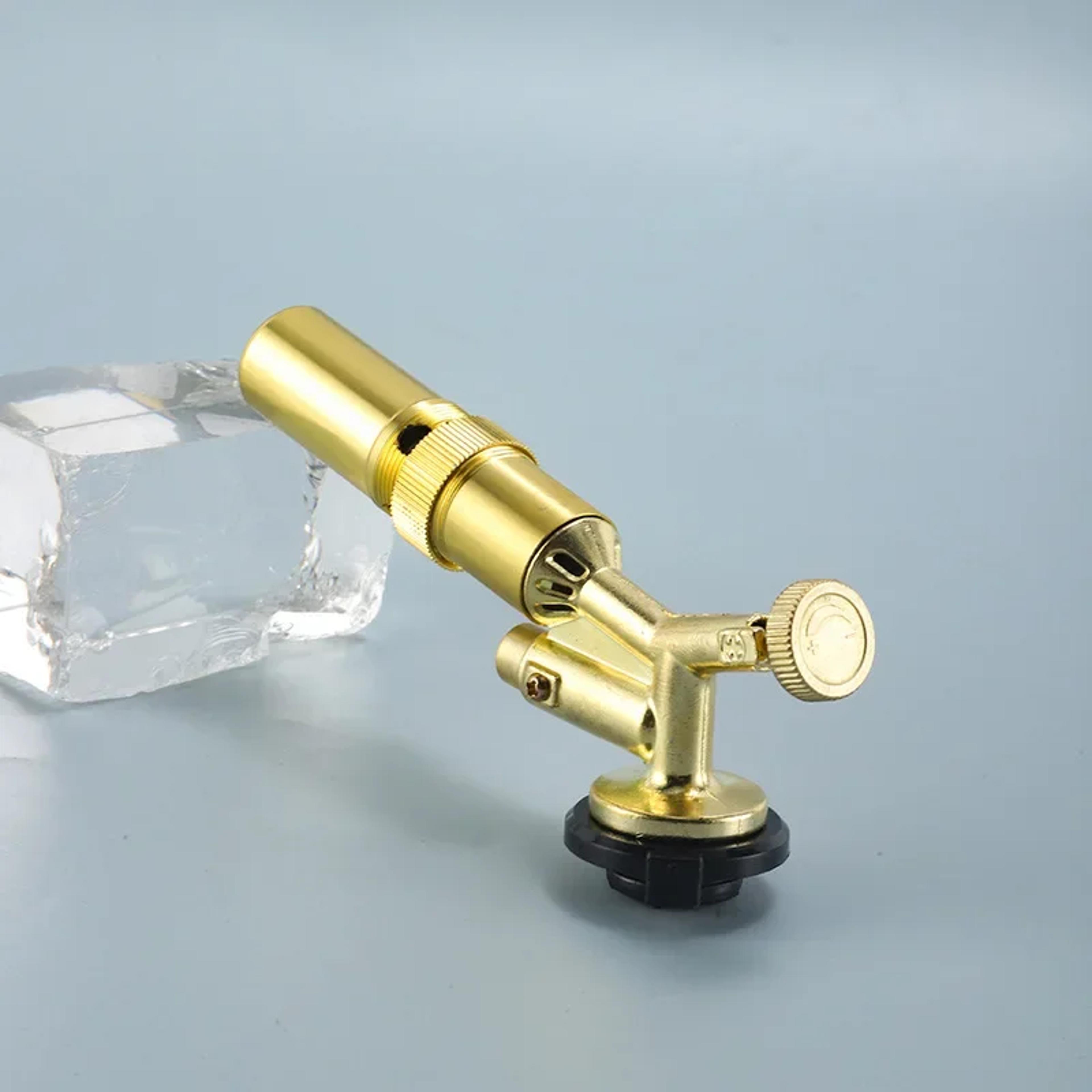 butane gas torch with adjustable flame for cooking, bbq & outdoor welding