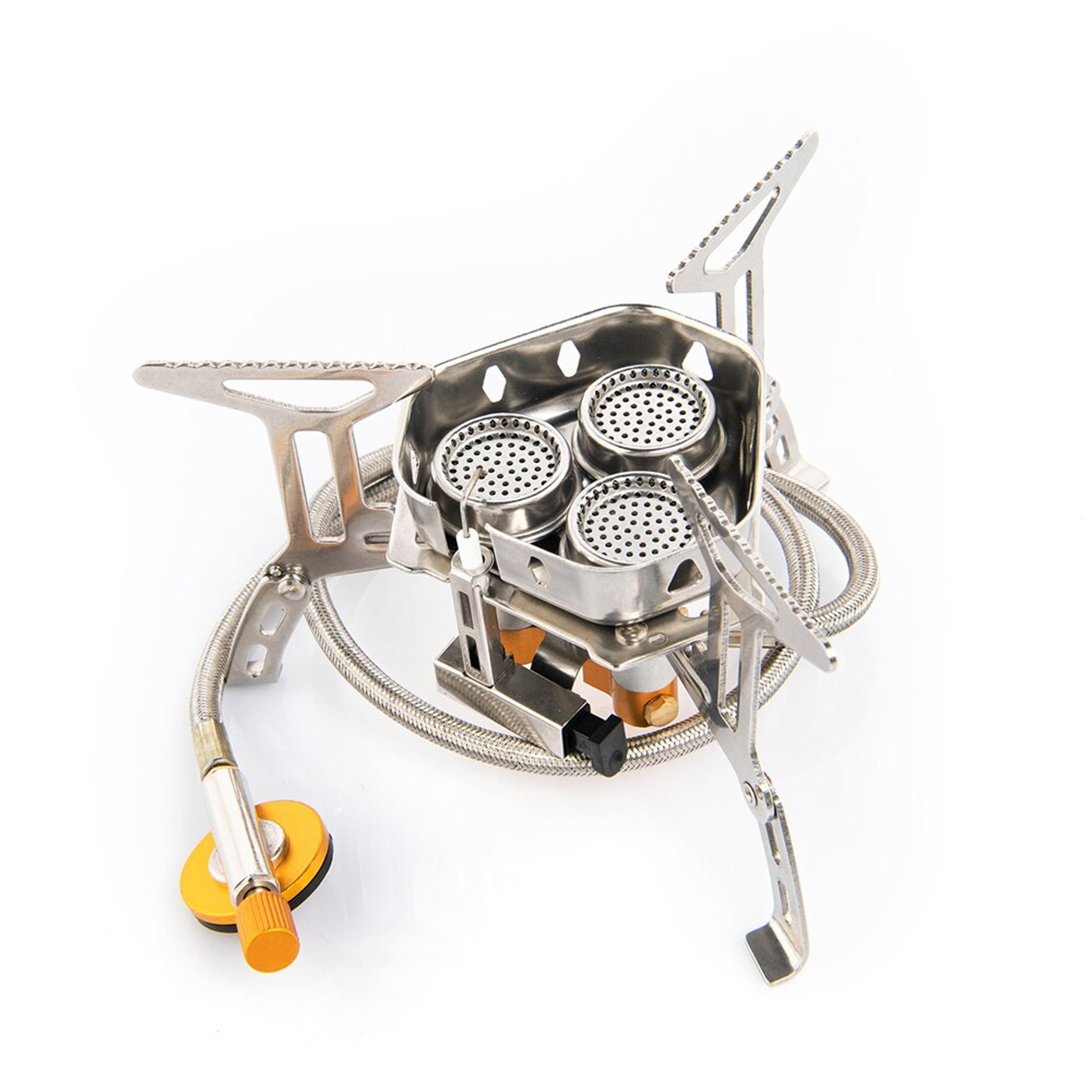 camping stove high power gas burner for outdoor cooking & picnics