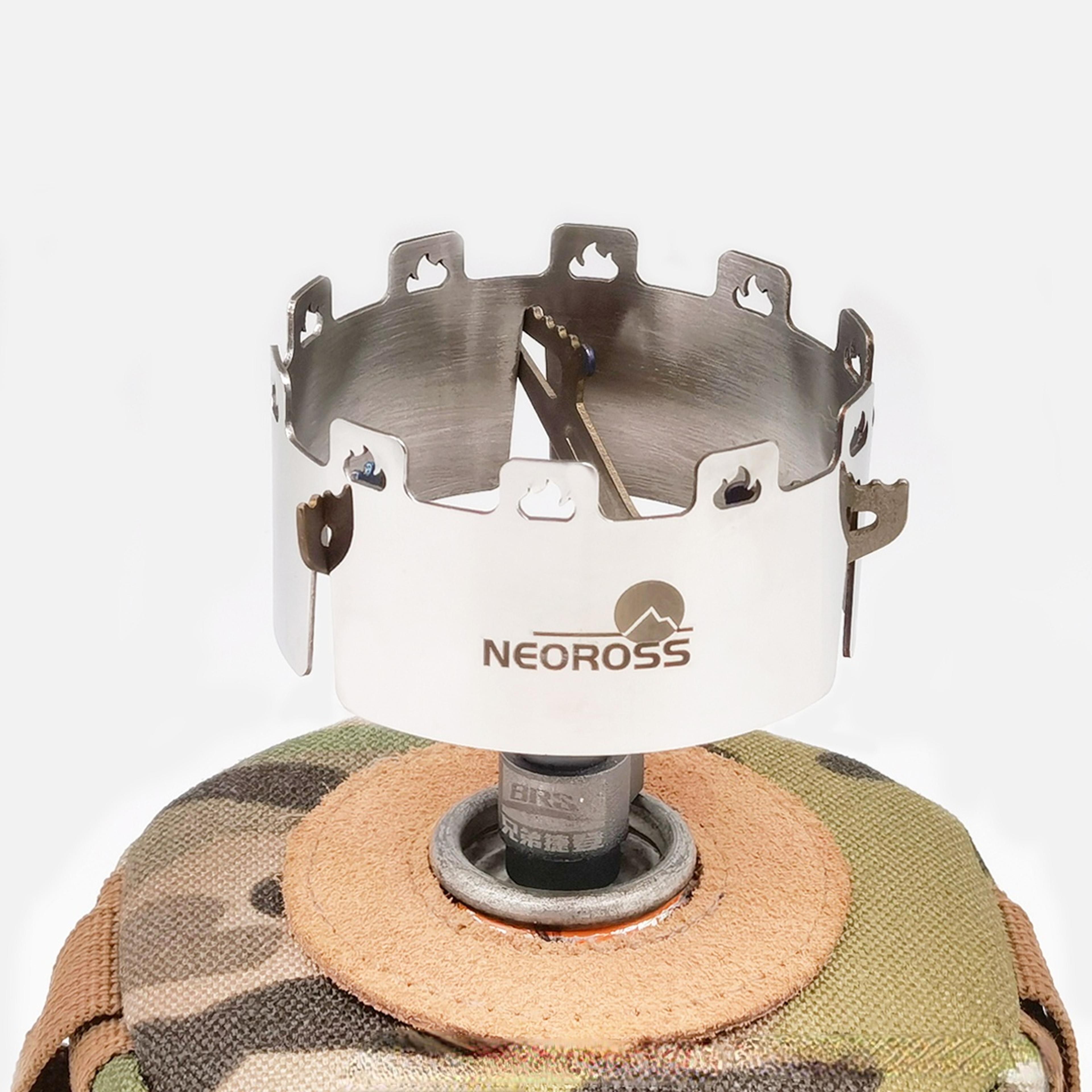 stainless steel camping stove windscreen portable windproof gas stove shield