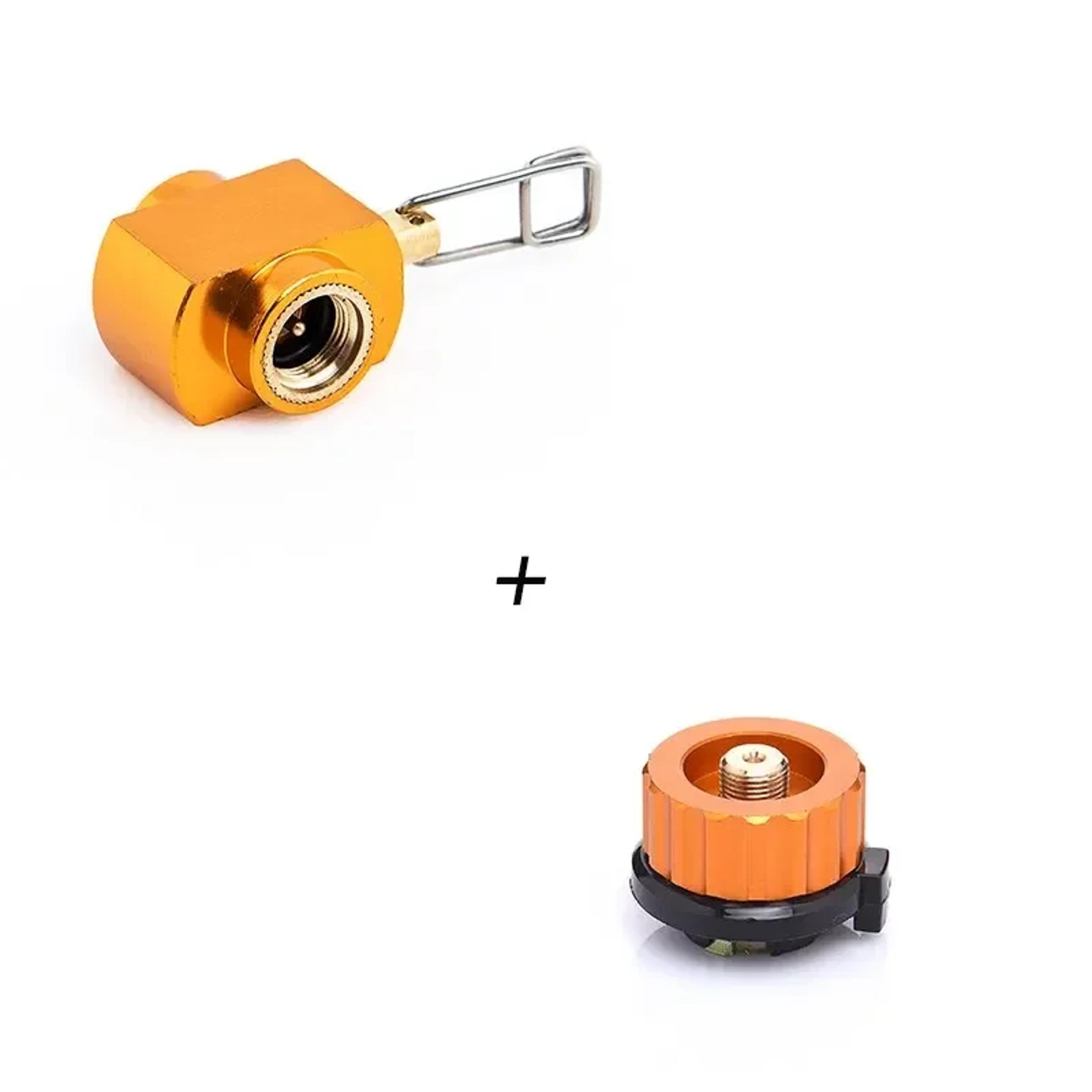 portable camping stove propane refill adapter for butane gas canisters