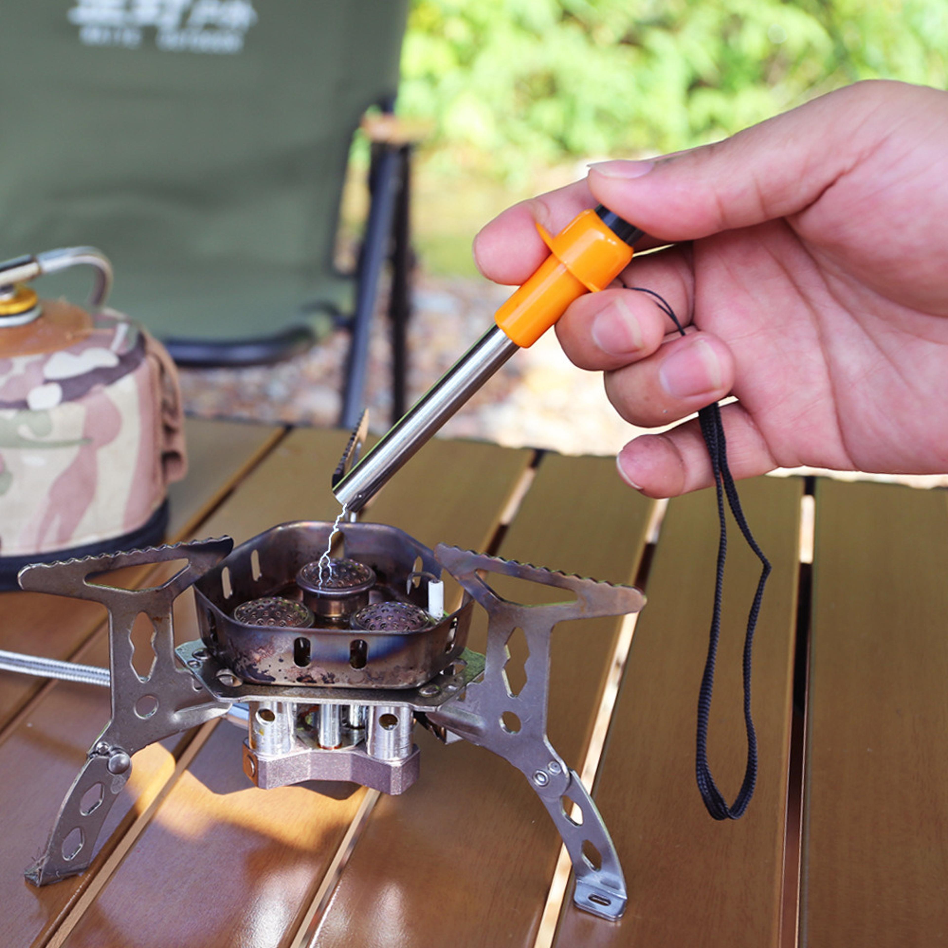 portable piezo igniter for camping stove & bbq lighter tool