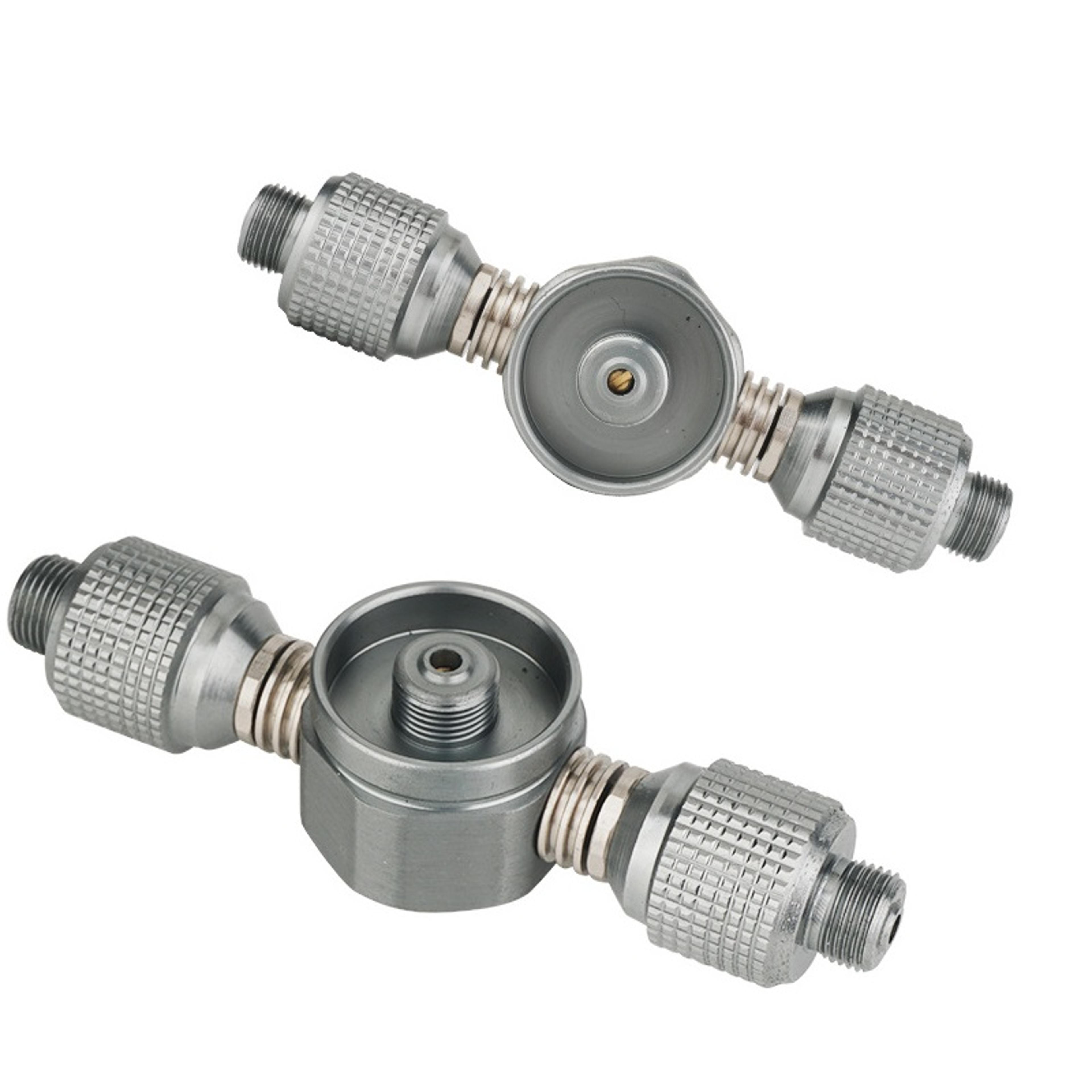 steel alloy camping gas adapter converter for stove and lantern connector