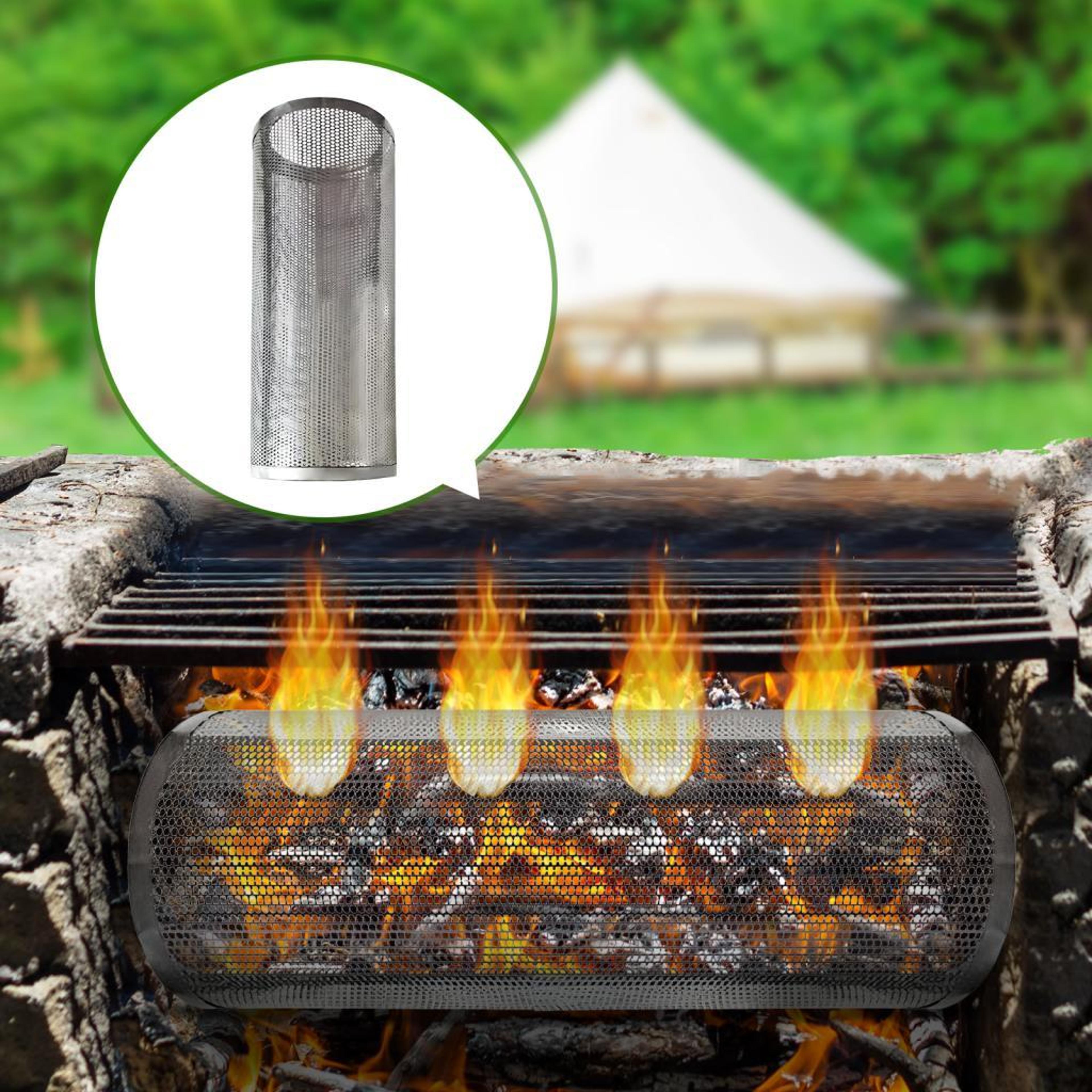 premium stainless steel chimney spark arrestor & stove pipe cover