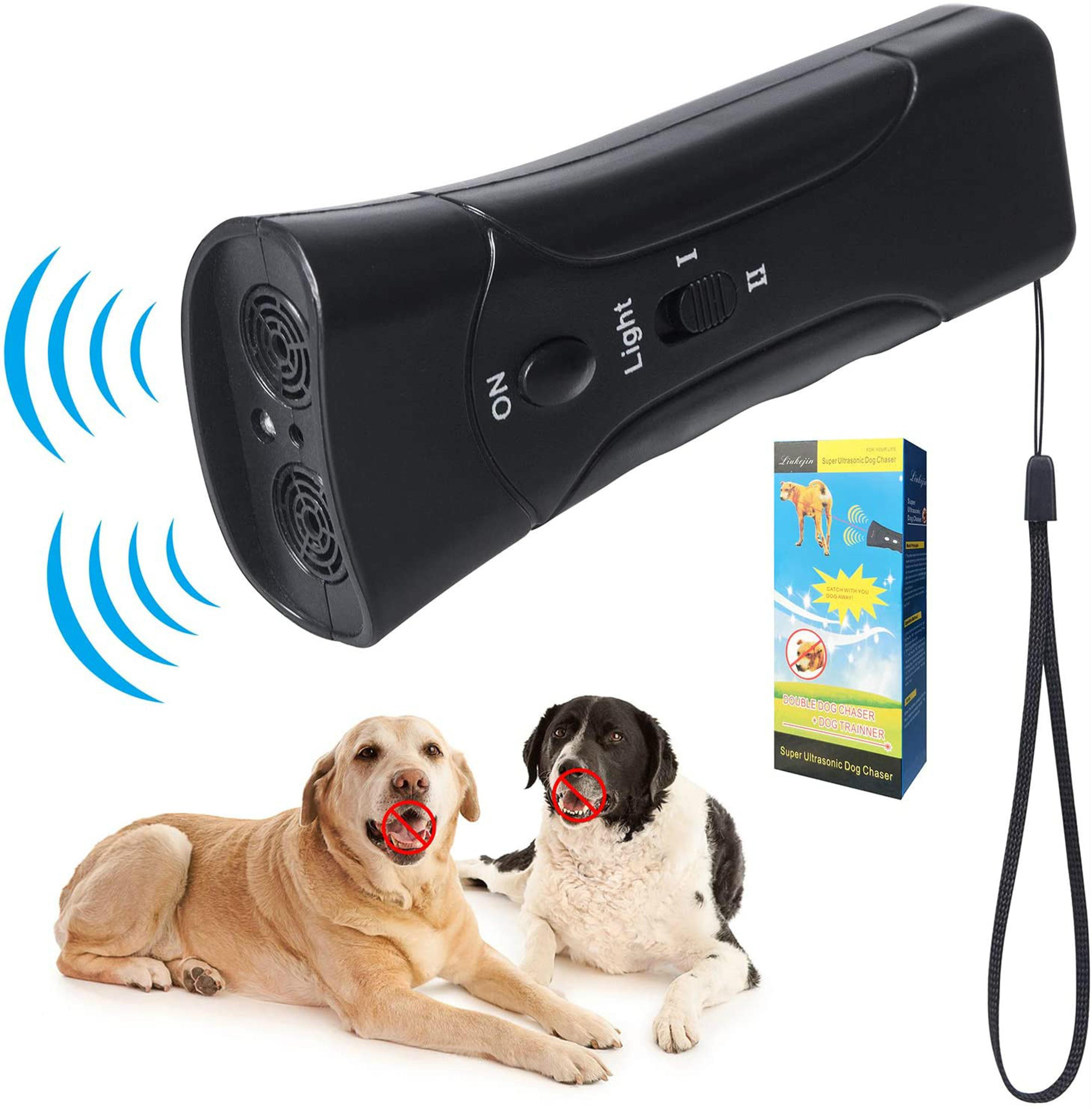 double ultrasonic dog repeller for anti barking & training