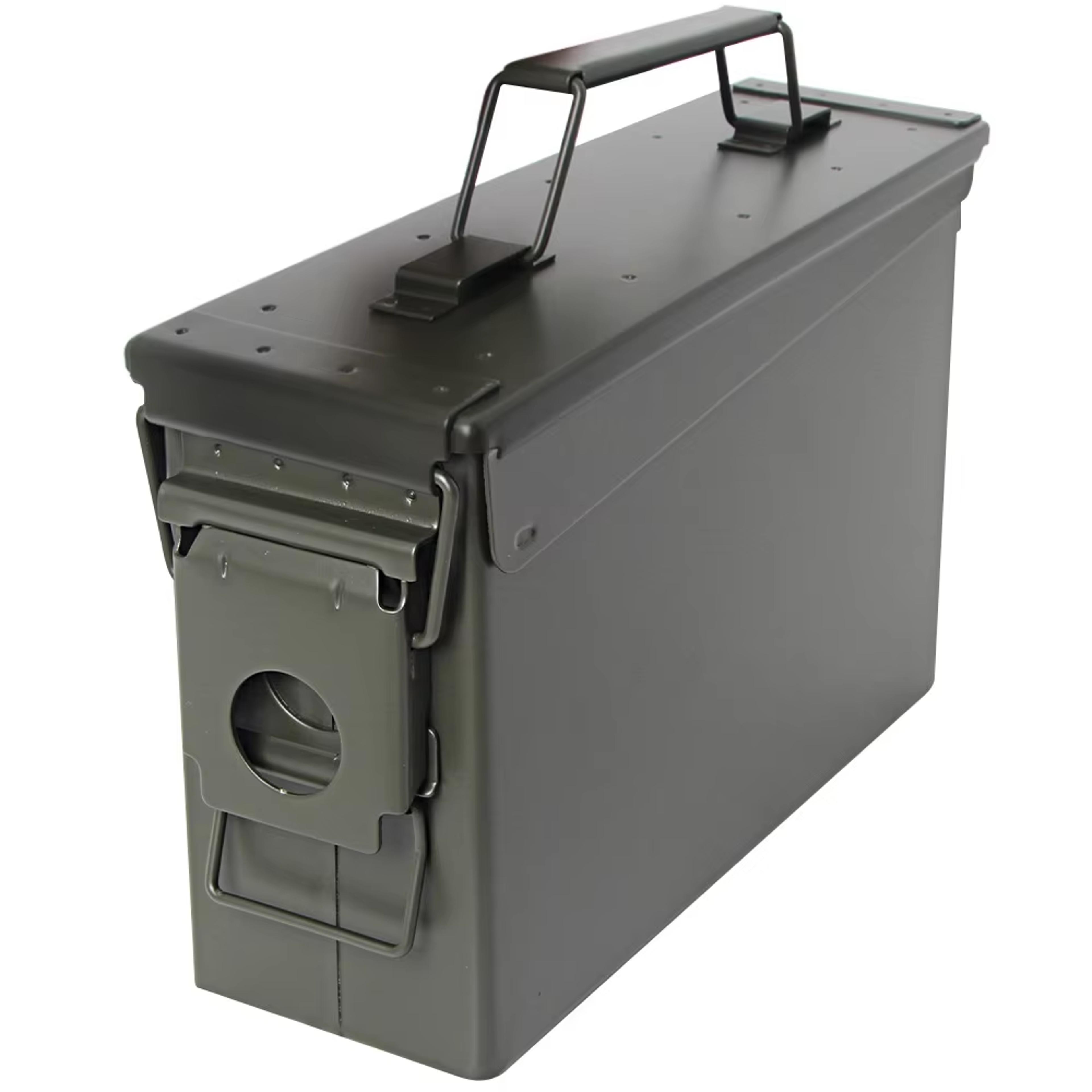 heavy duty metal ammo can waterproof steel storage box for ammo tools and valuables