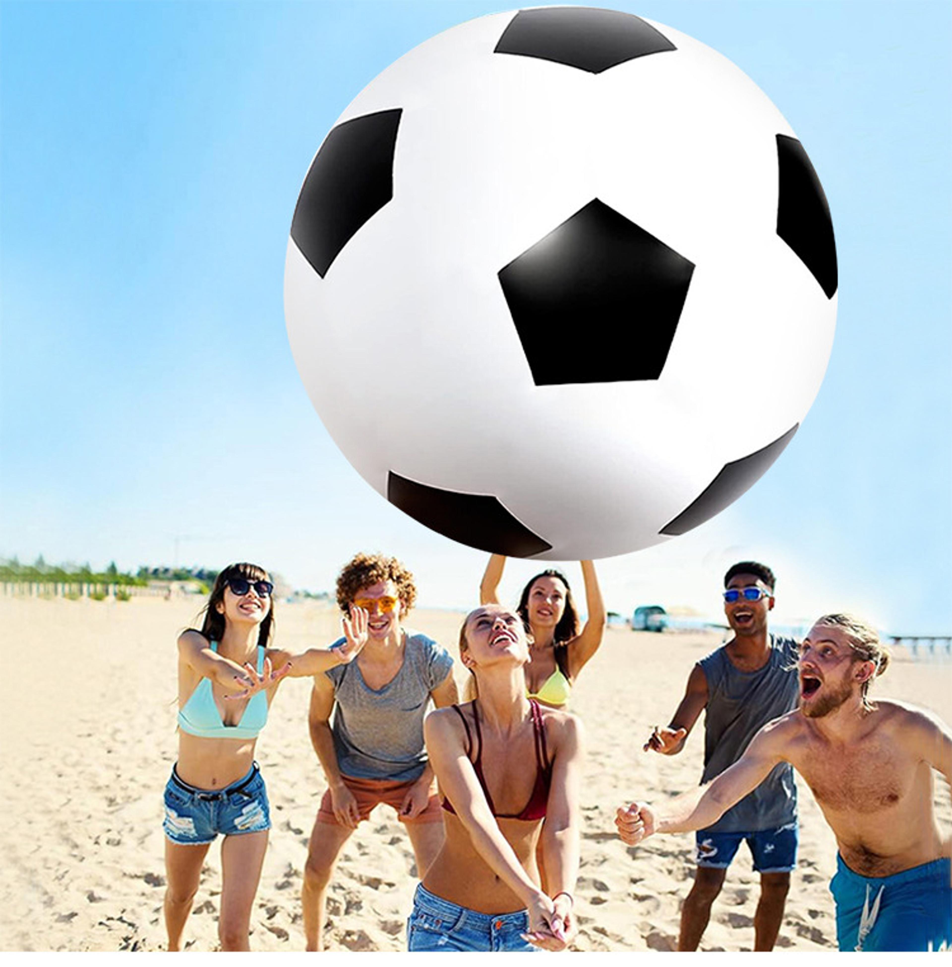 kids jumbo beach soccer ball outdoor play pvc lightweight football toy