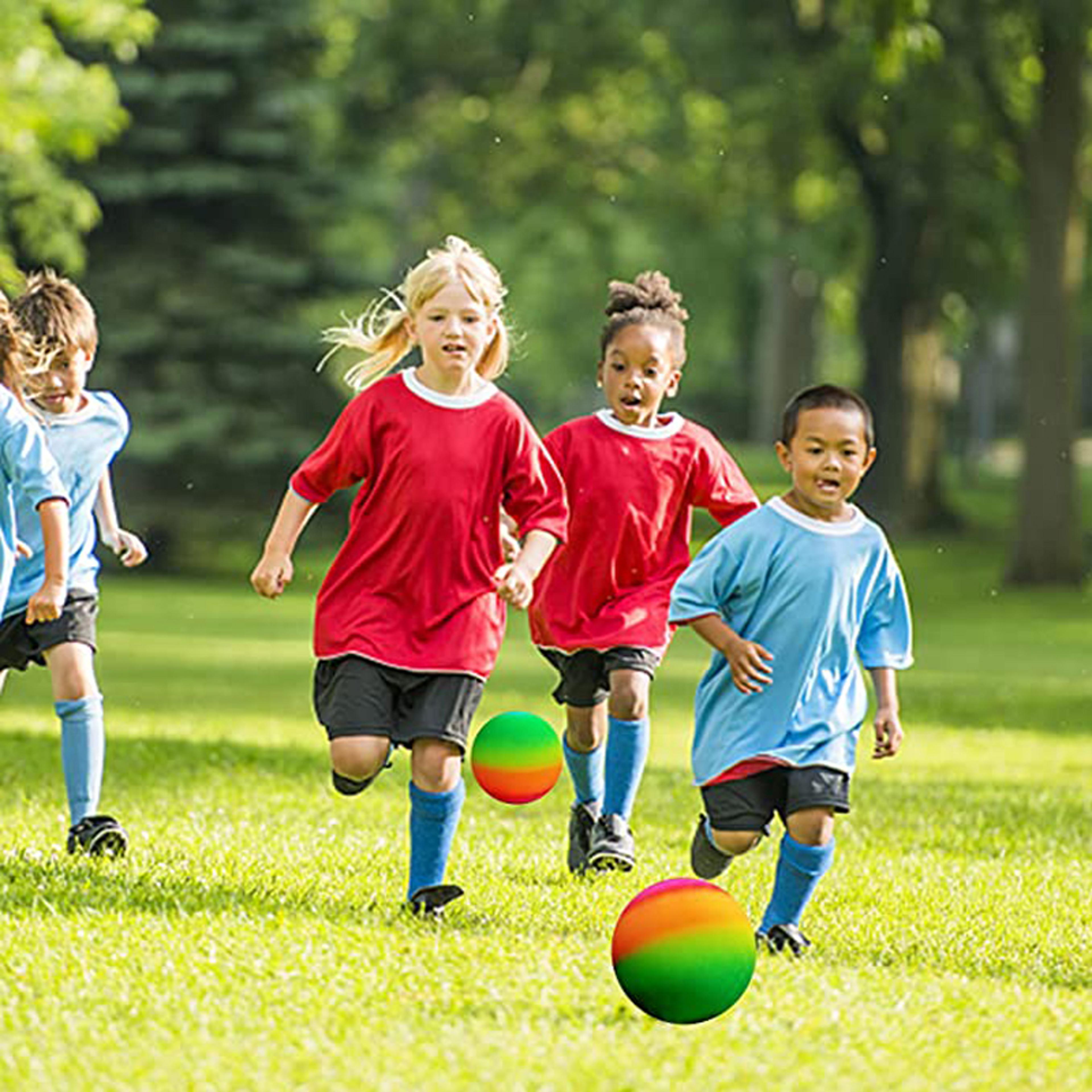 durable rubber kickball 8.5 inch playground ball for kids & adults outdoor play