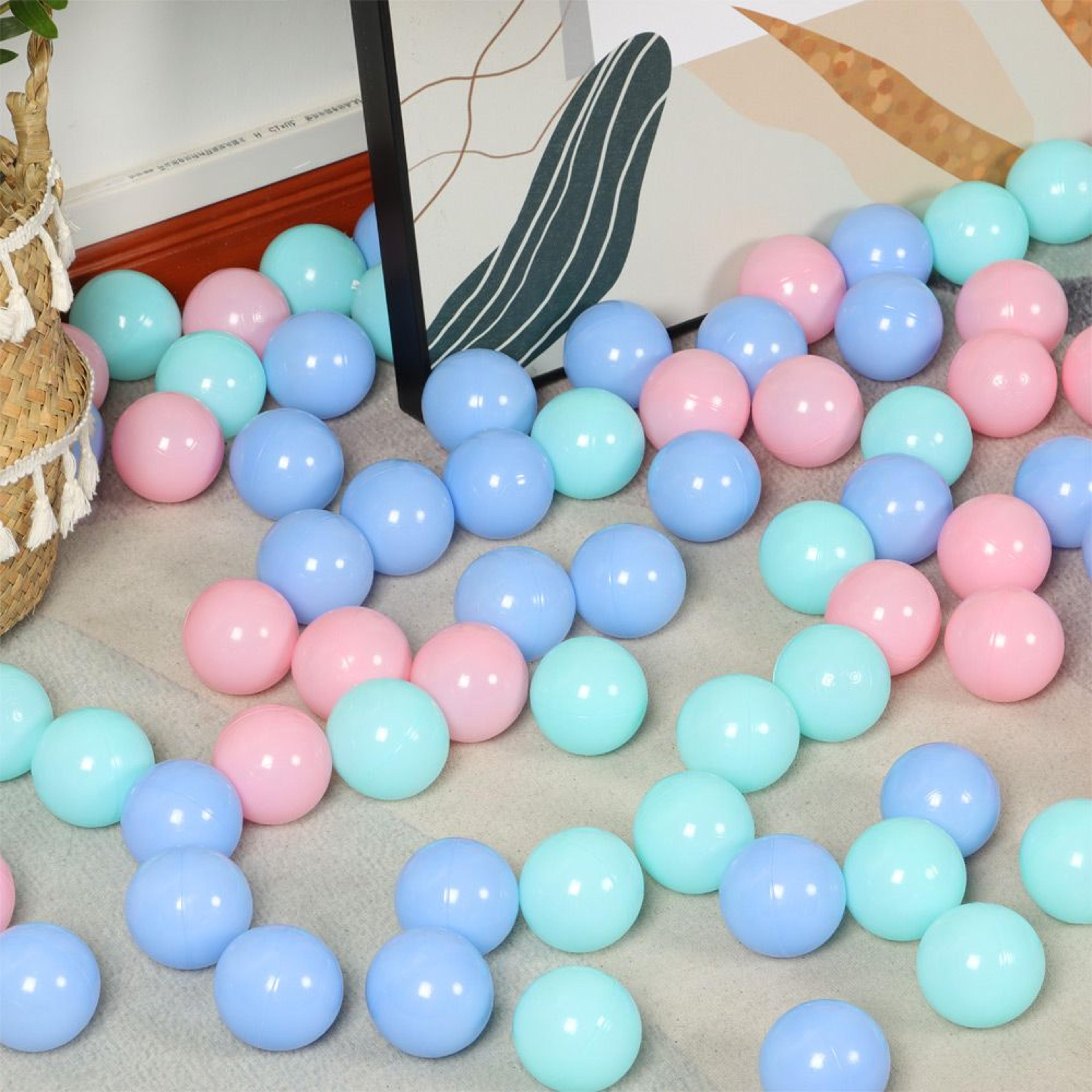 colorful ball pit balls set soft kids play balls for pool, tent & sensory fun