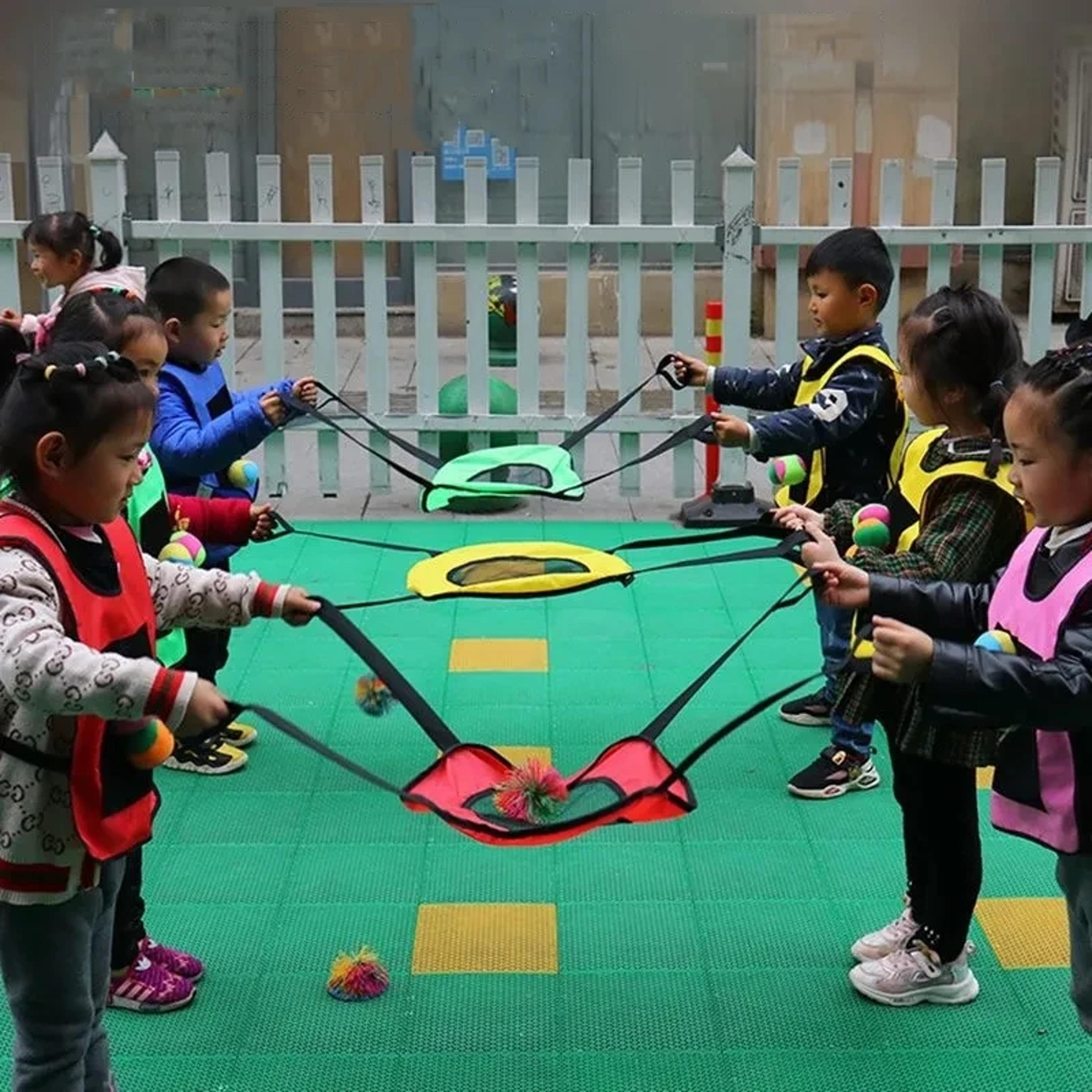 kids toss and catch ball set outdoor game for family fun