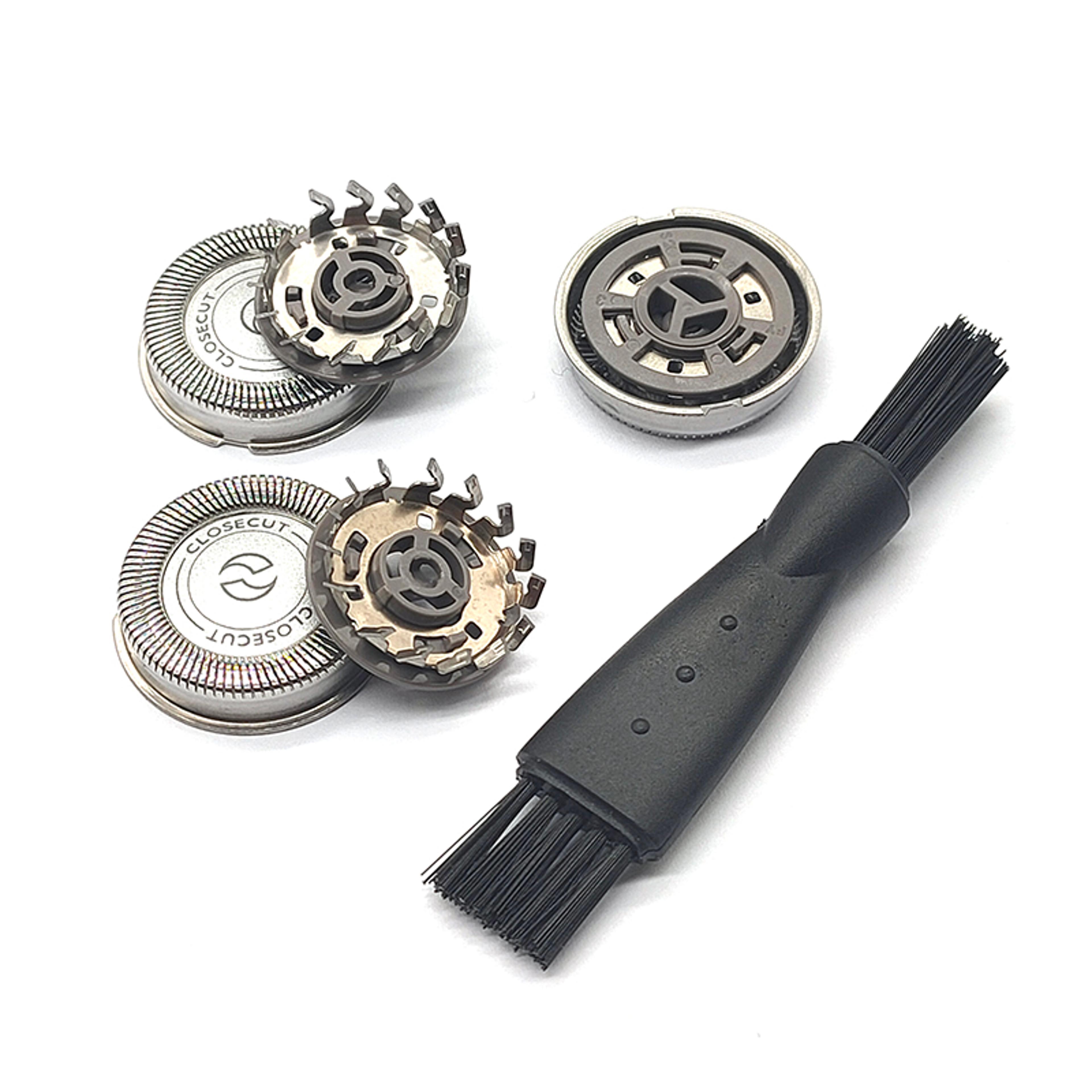 replacement shaver heads compatible with philips hq56 hq55 hq4 hq3 rotary razor blades