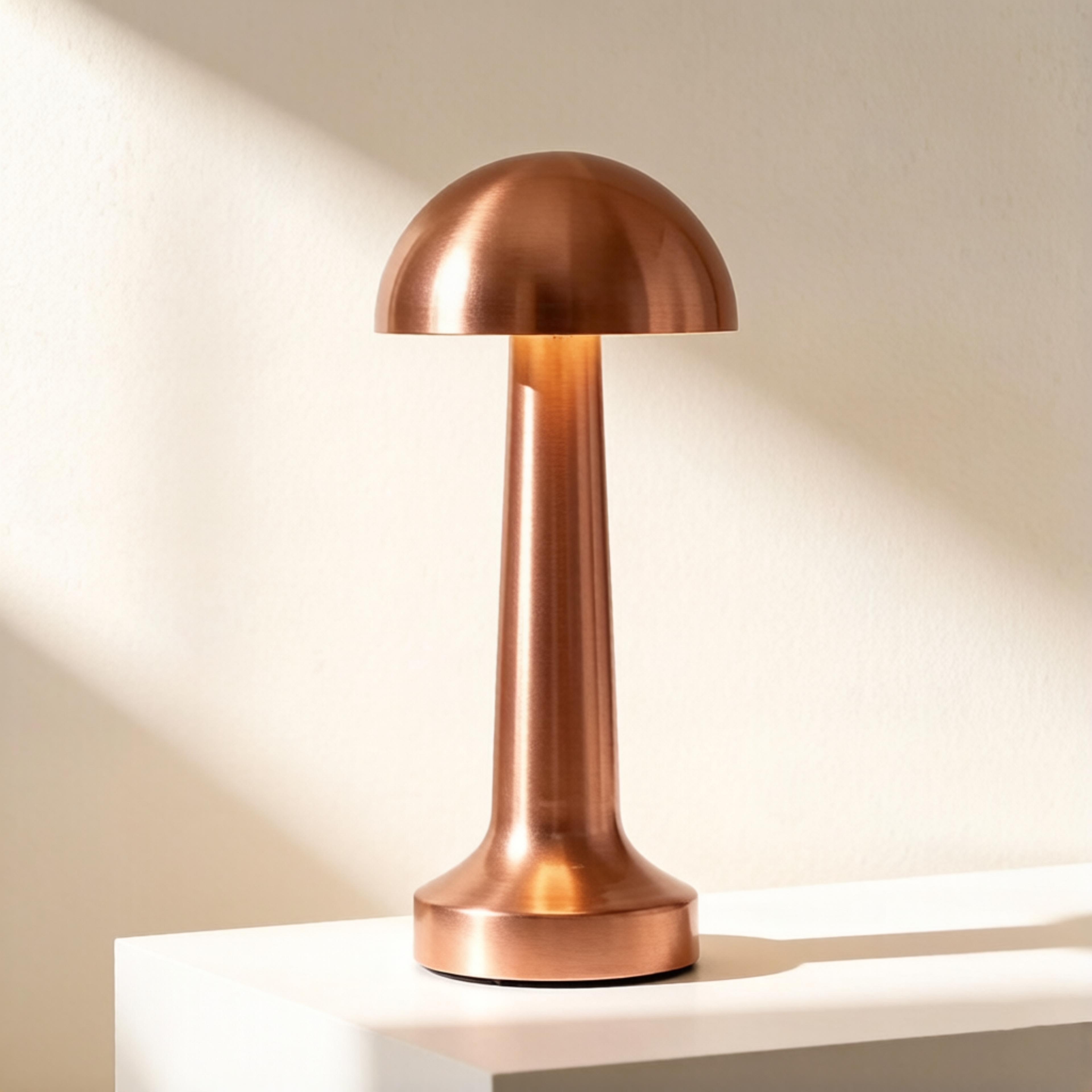 retro cordless table lamp touch control rechargeable led lamp with 3 color modes for bedside and home decor