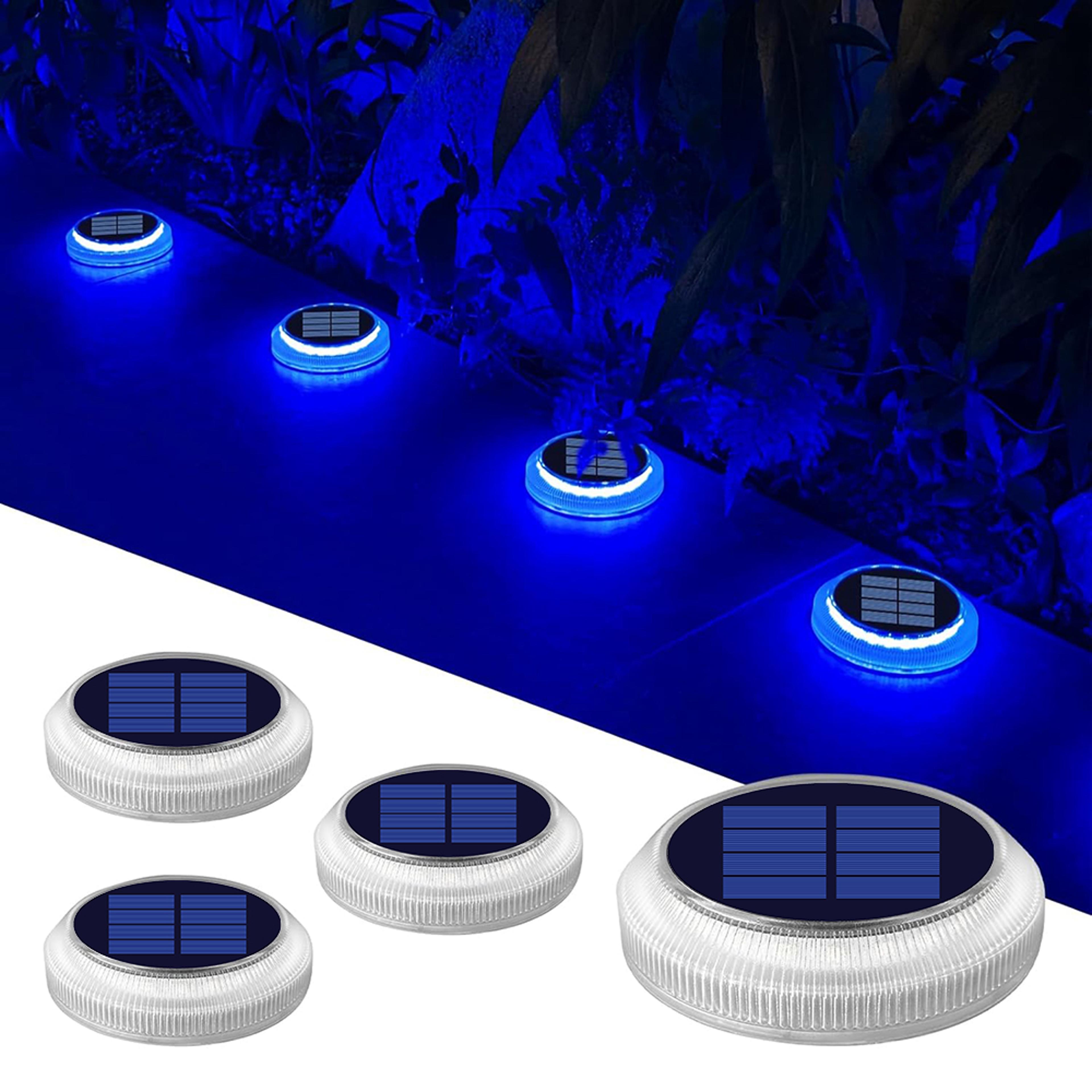 solar deck step lights ip68 waterproof solar garden lights for stairs patio pathway fence
