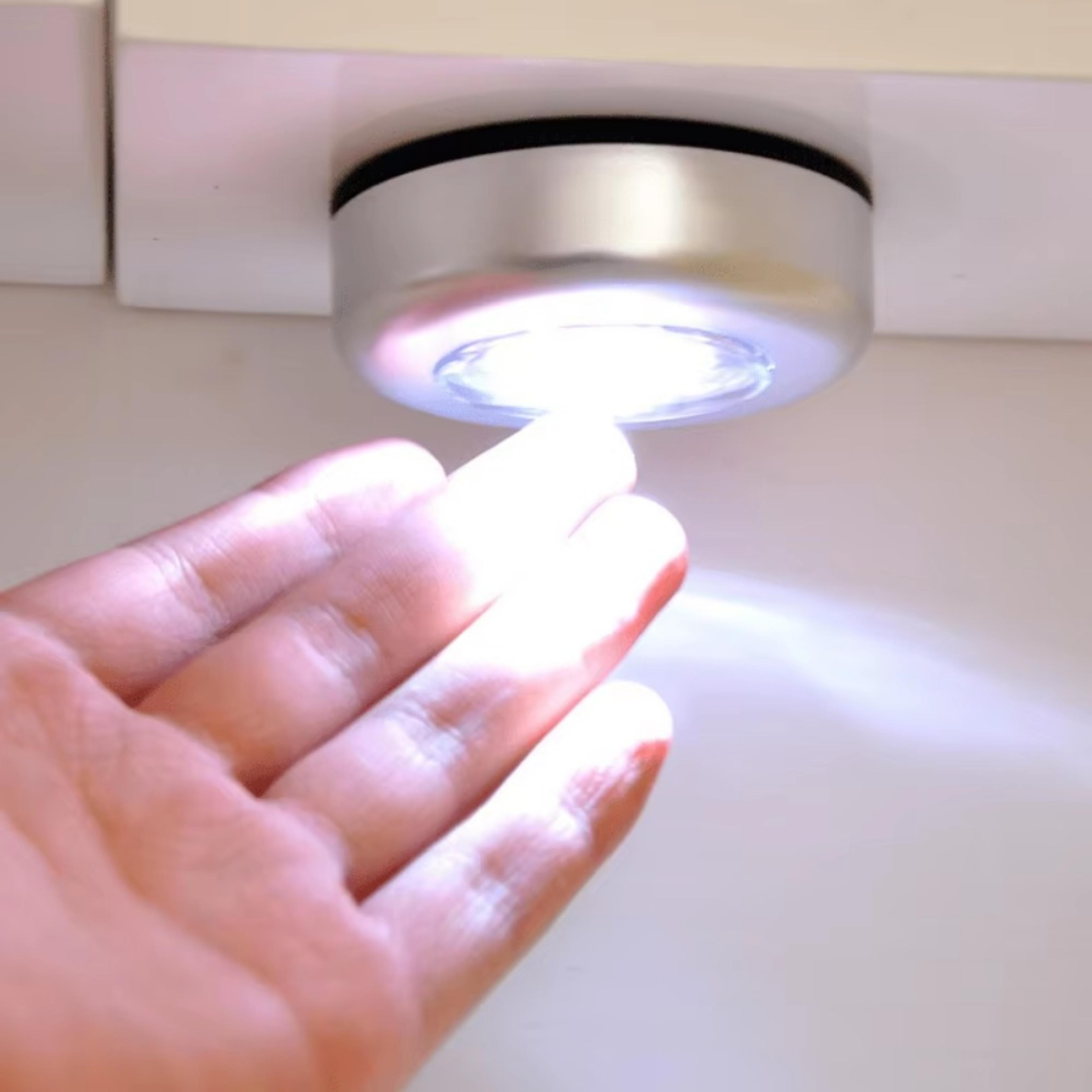 wireless led night light touch control stick on under cabinet light for bedroom closet kitchen