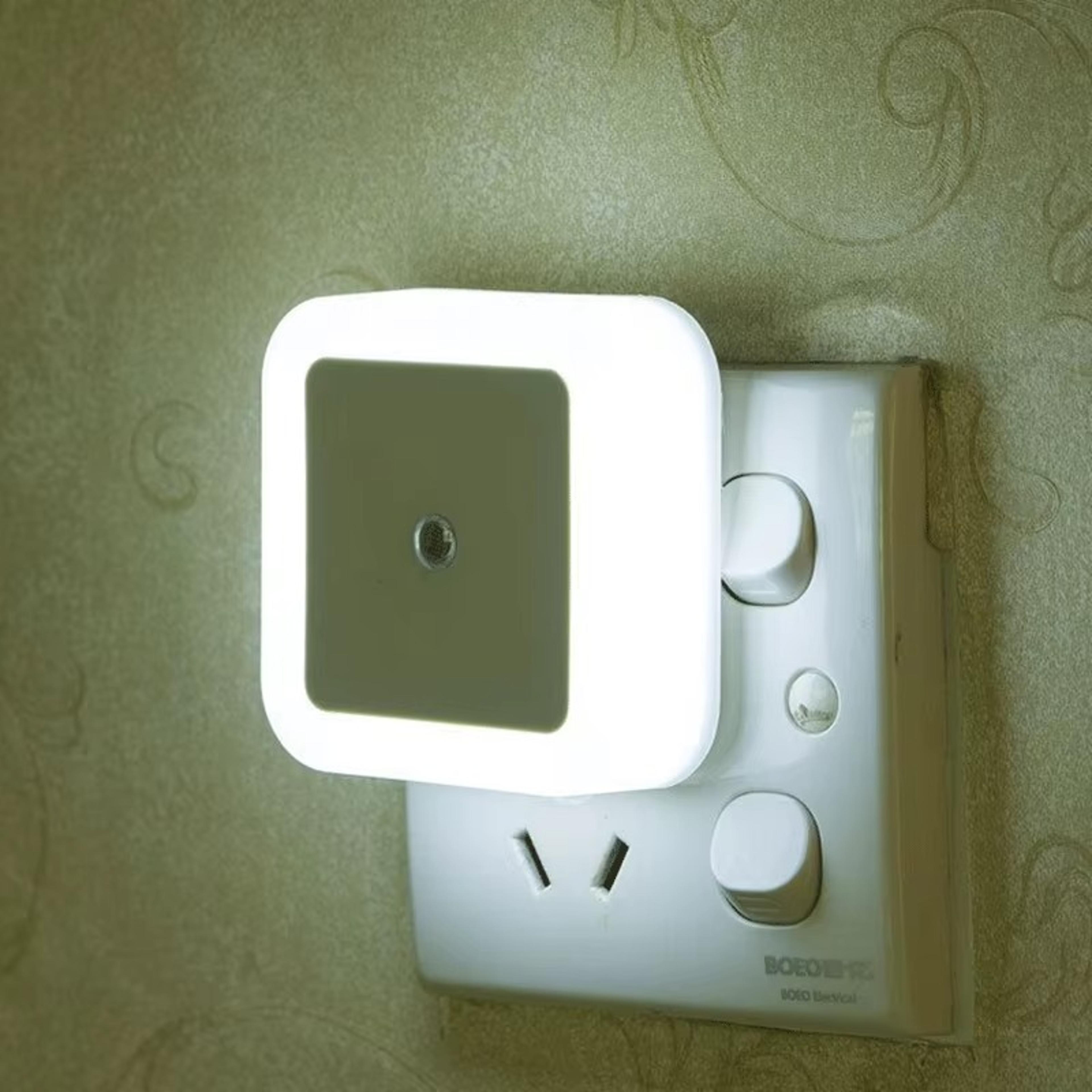 wireless led night light with auto dusk to dawn sensor plug in night light for bedroom nursery hallway