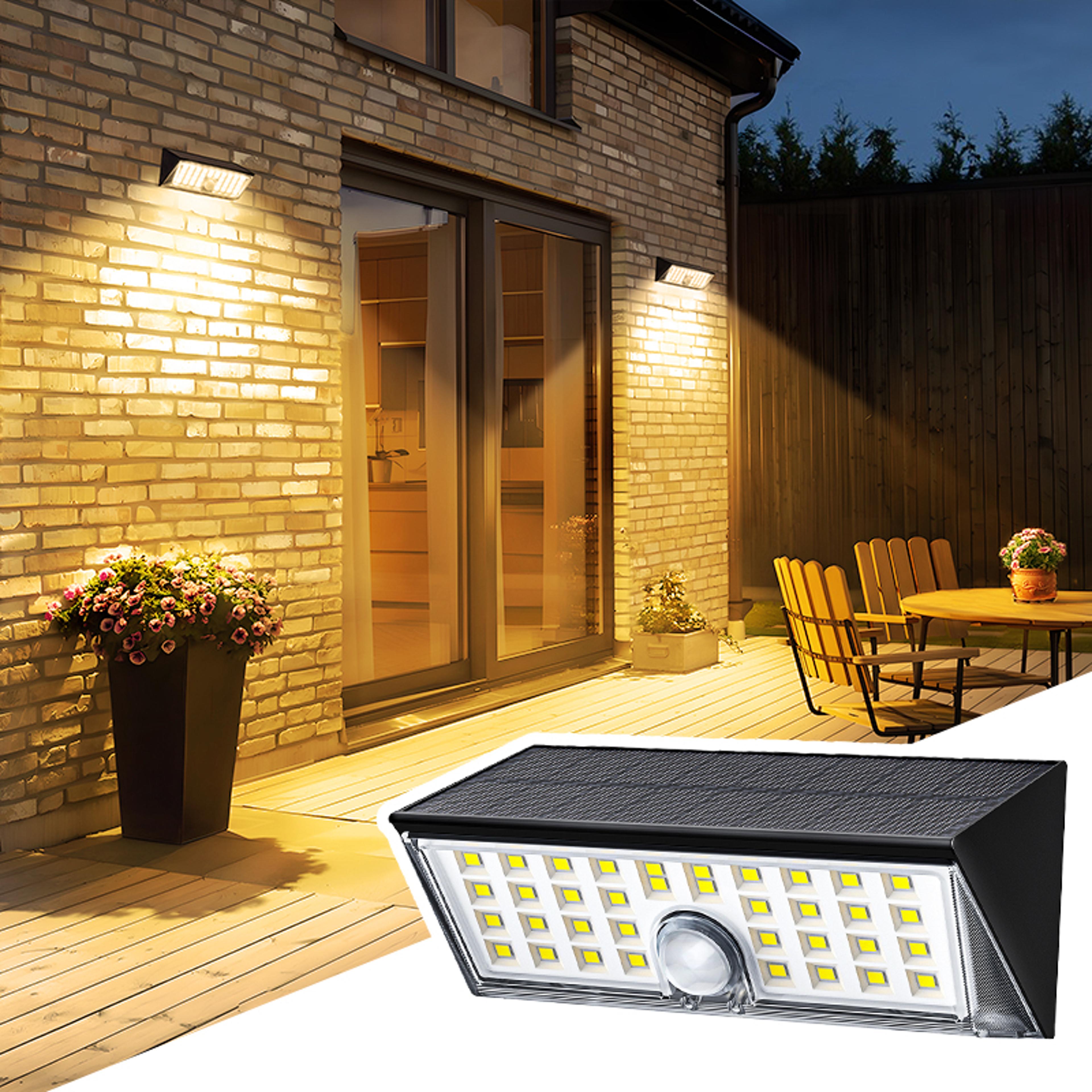 38 led solar motion sensor light ip65 waterproof outdoor solar security light with 270° wide angle