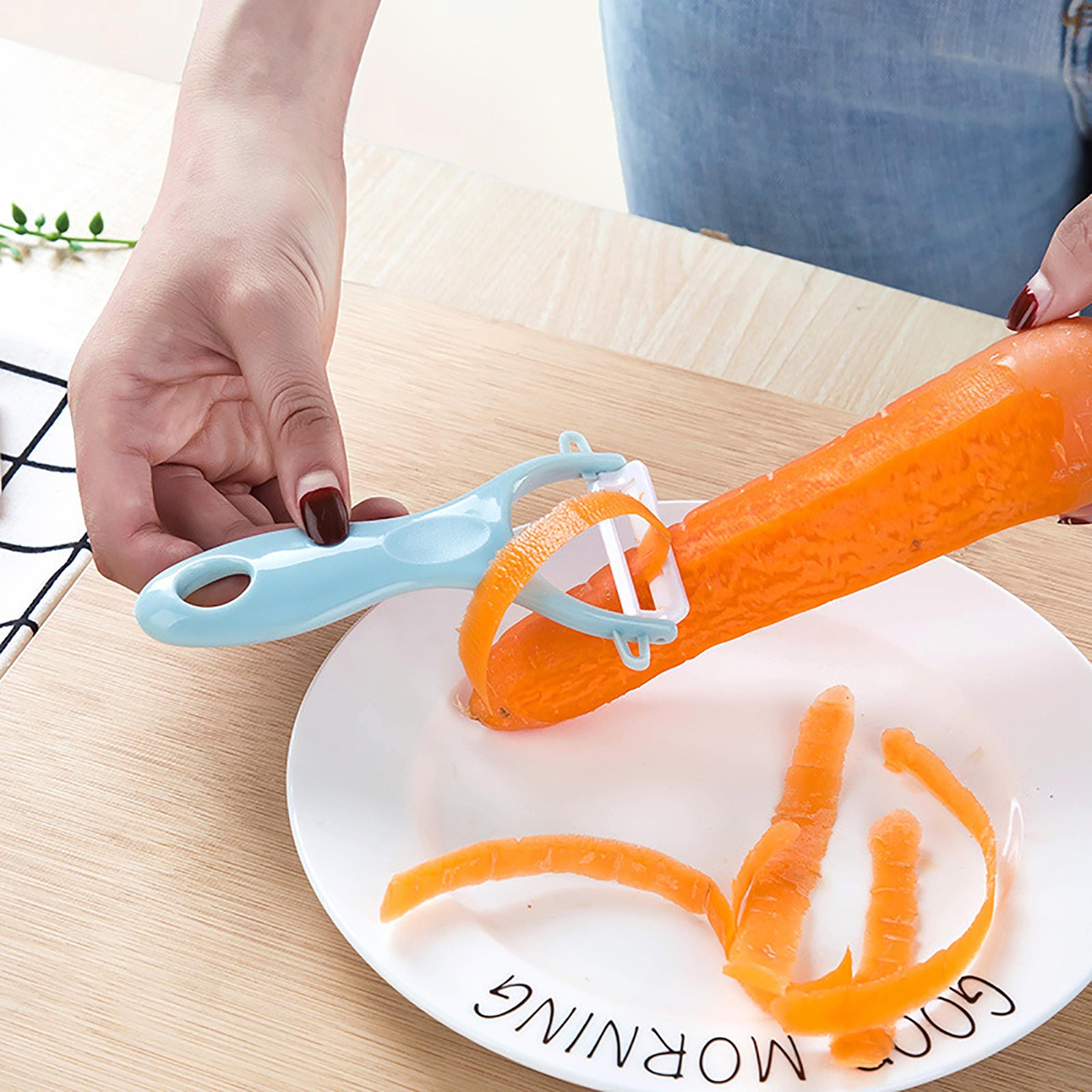 creative ceramic vegetable peeler multifunction fruit peeler ergonomic kitchen tool