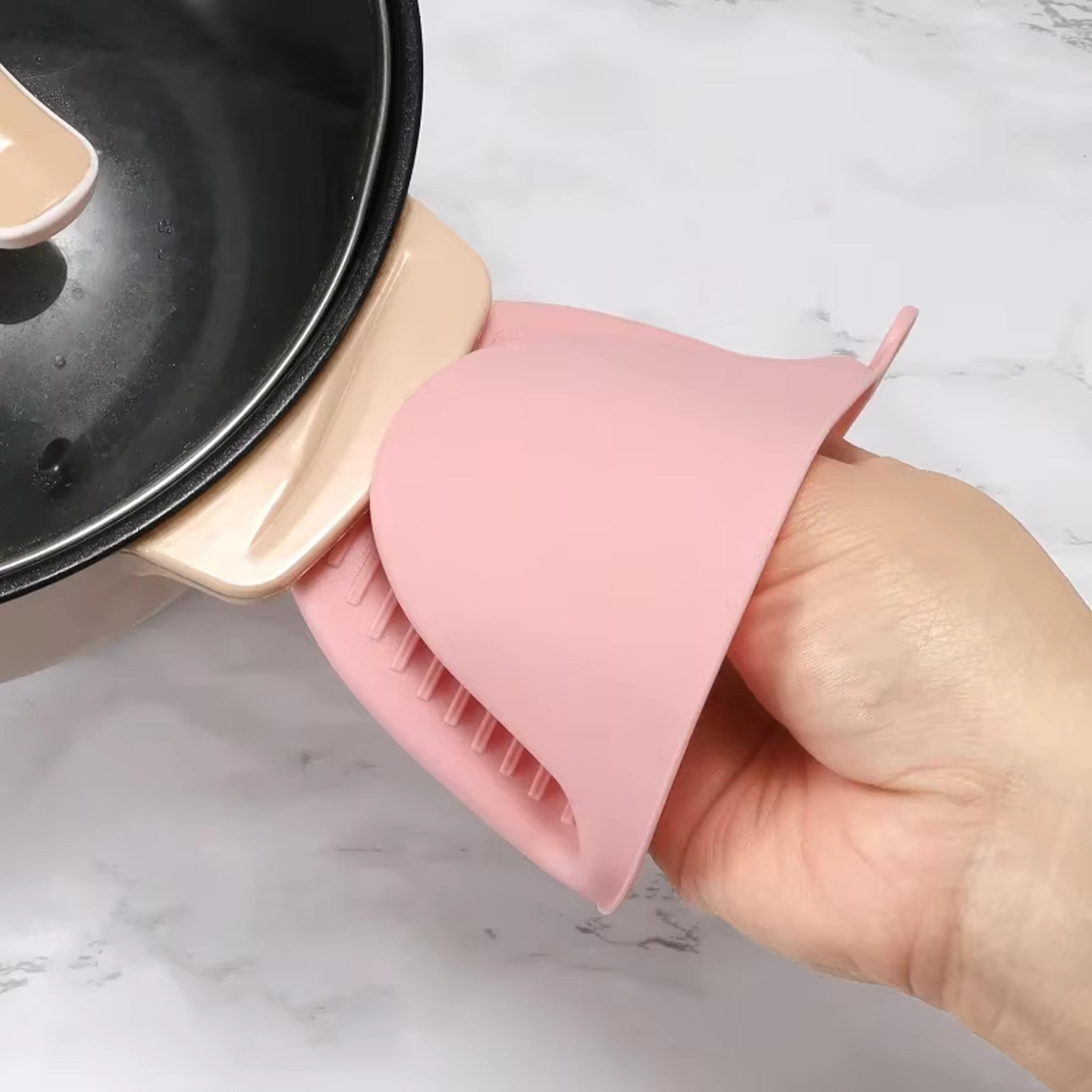silicone oven mitts heat resistant non slip pinch grip pot holder