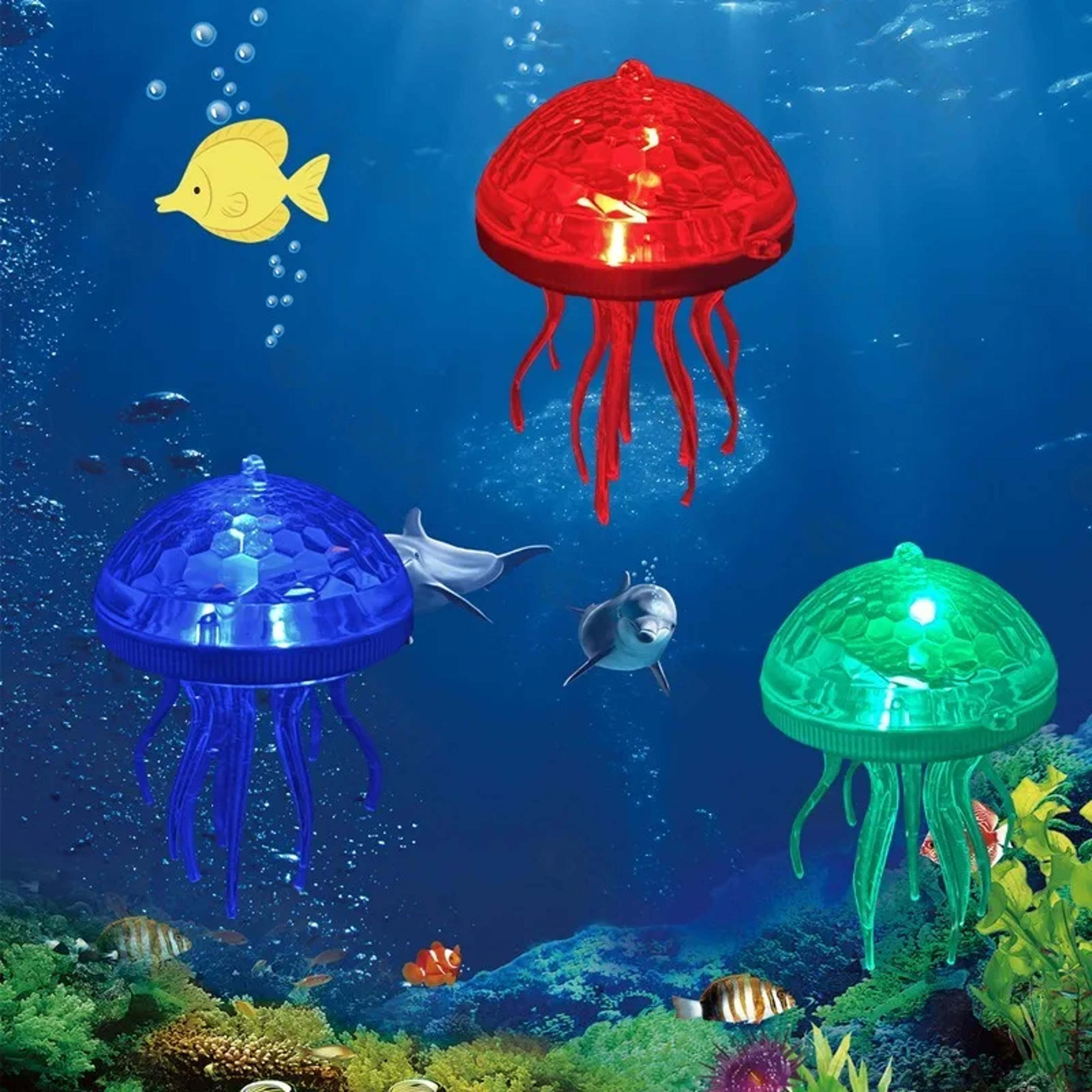solar jellyfish floating pool light waterproof rgb pool light for garden pond outdoor decor