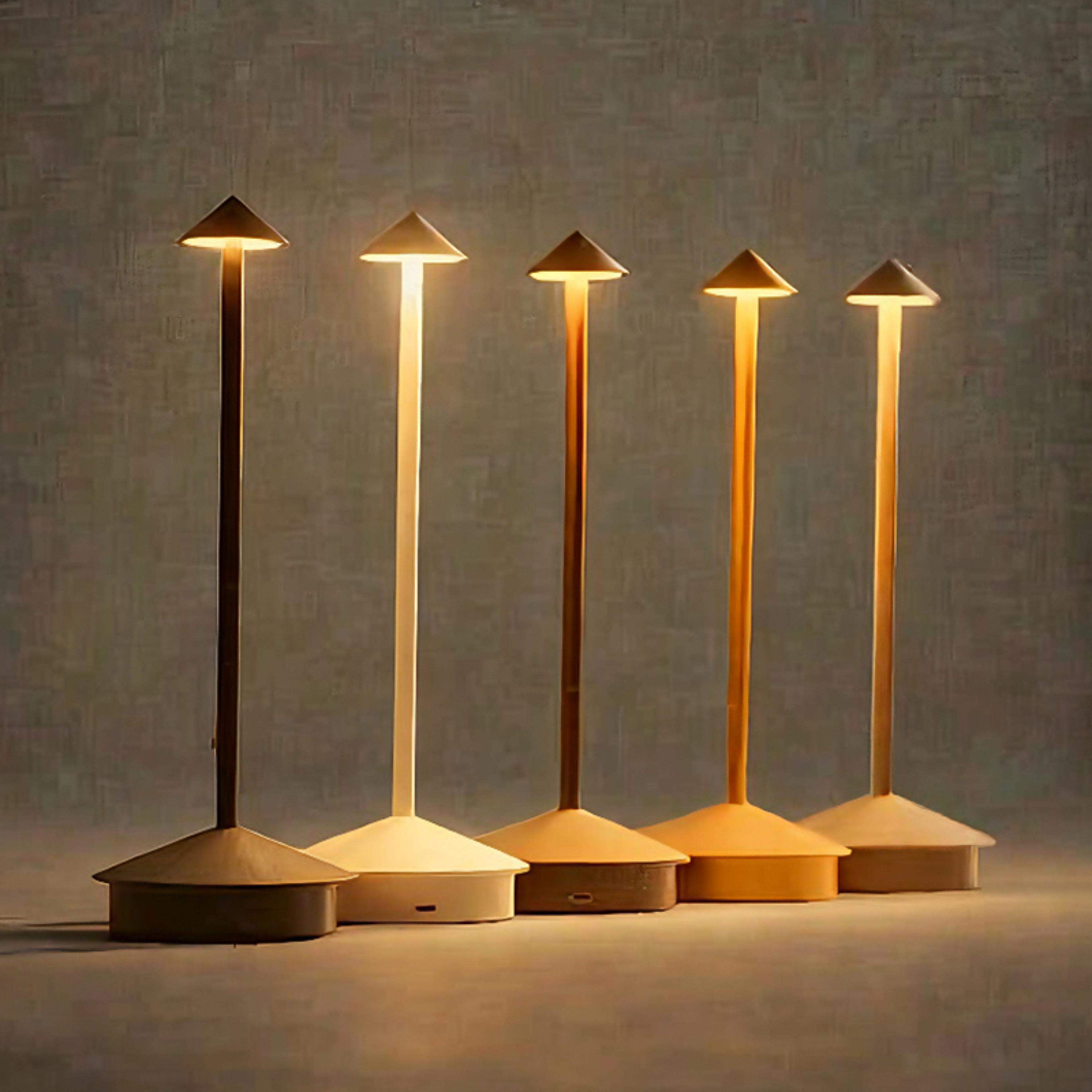 cordless rechargeable table lamp touch led modern desk lamp for dining bedroom bar and cafe