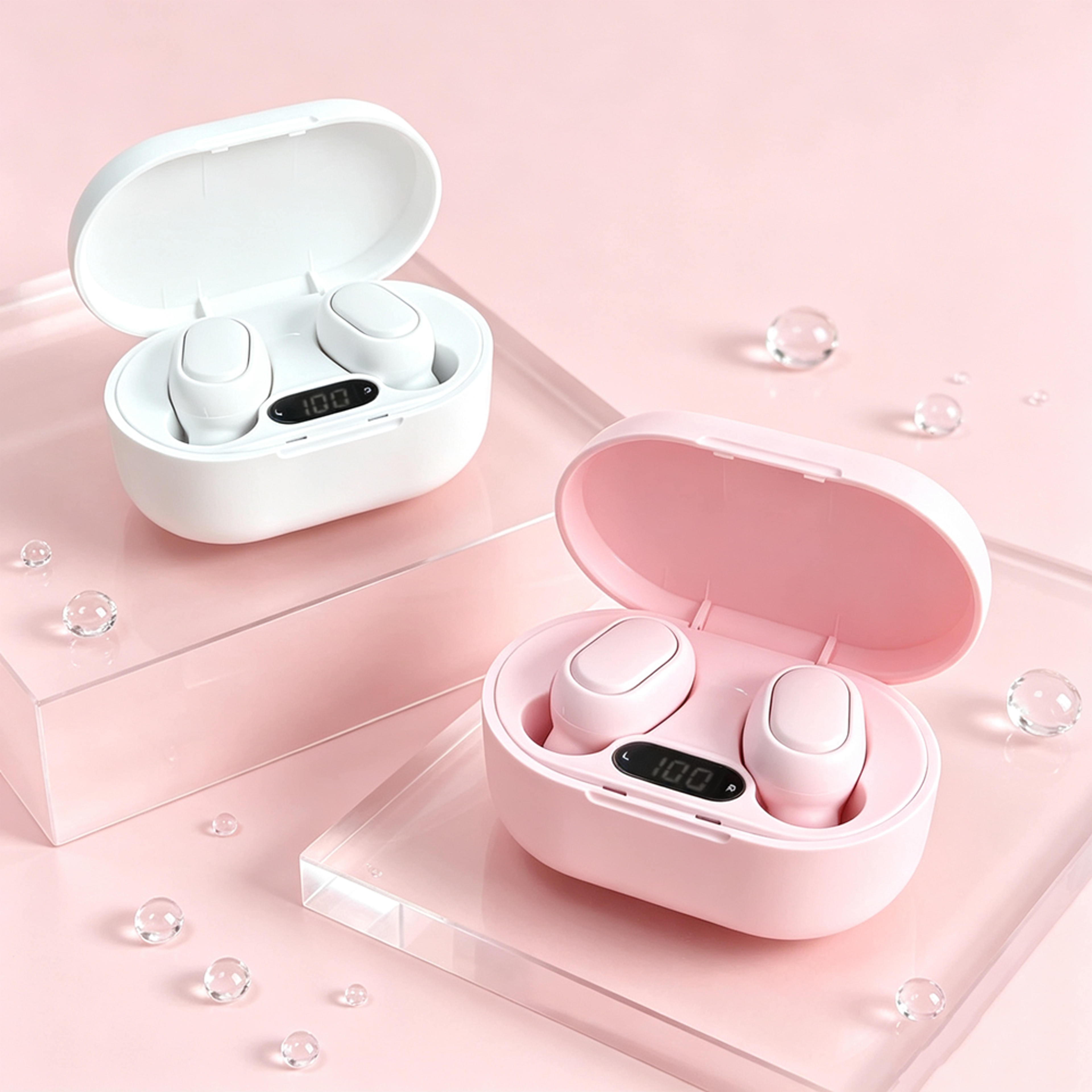 aerobeat tws bluetooth earbuds with 2200mah charging case ipx5 wireless earbuds