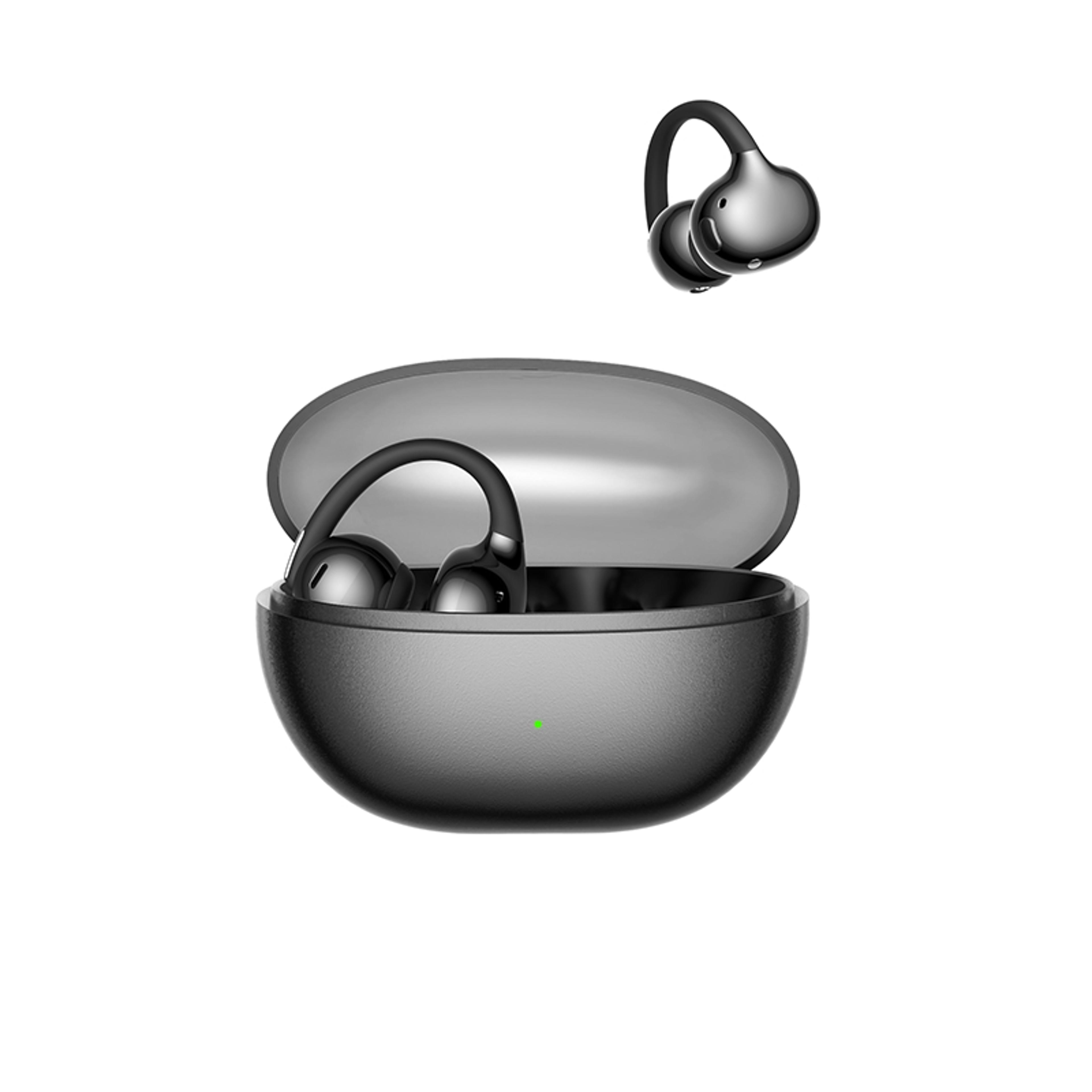 aeroclip open ear earbuds bluetooth 6.0 clip-on wireless headphones with enc & 40h playtime