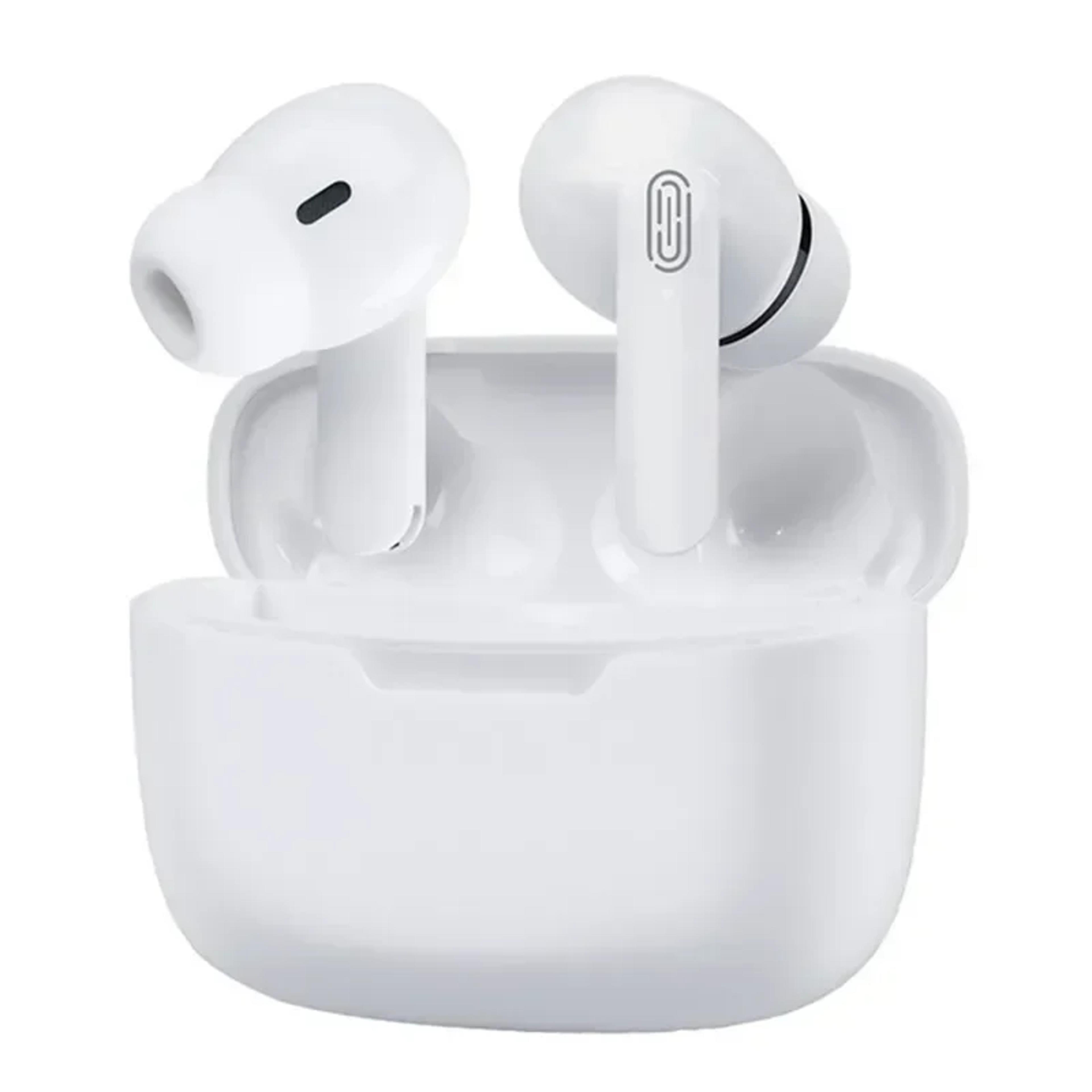 air pro bluetooth earbuds with noise cancelling, touch control & wireless charging case