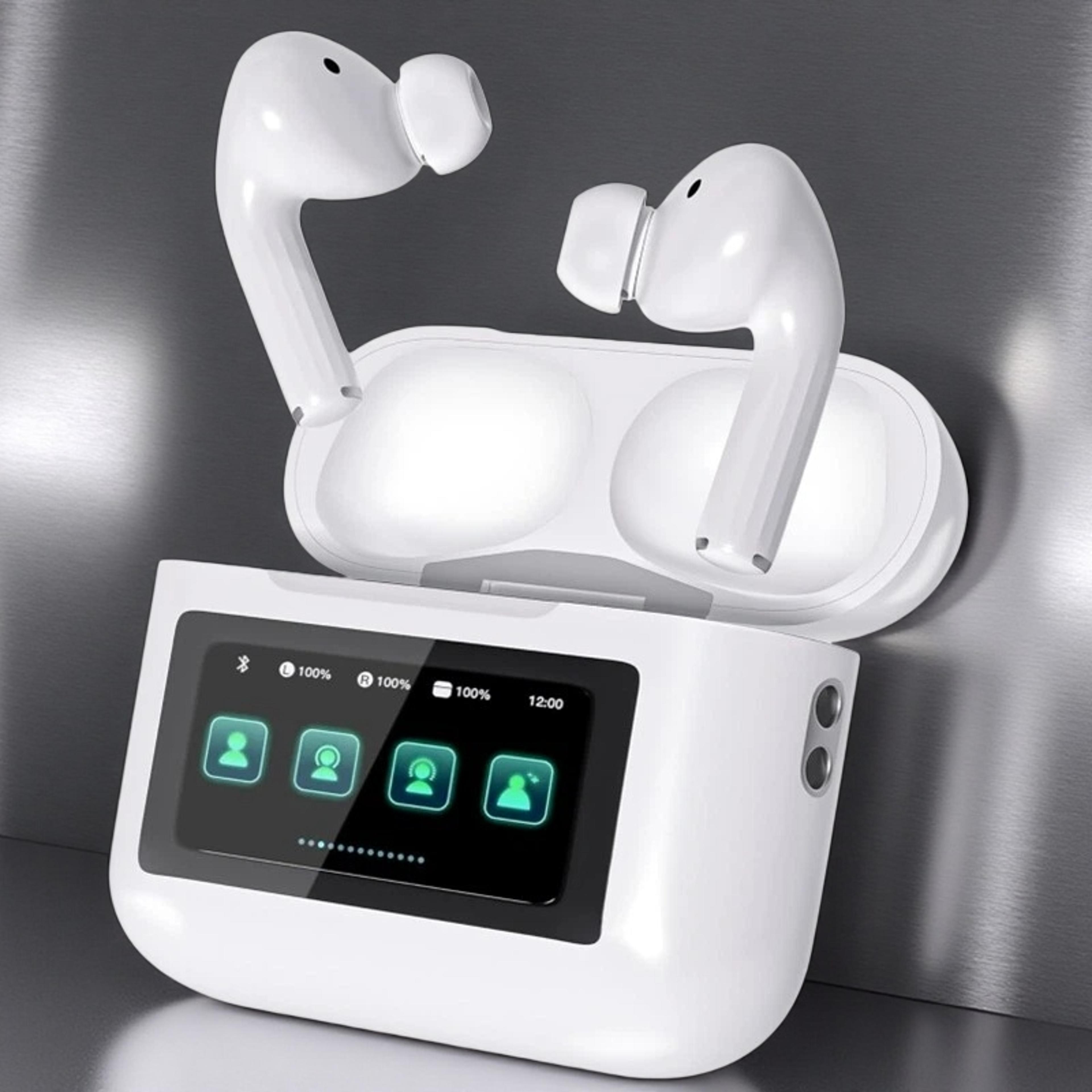 true wireless bluetooth earbuds with mic, stereo tws earbuds for music, calls & everyday use