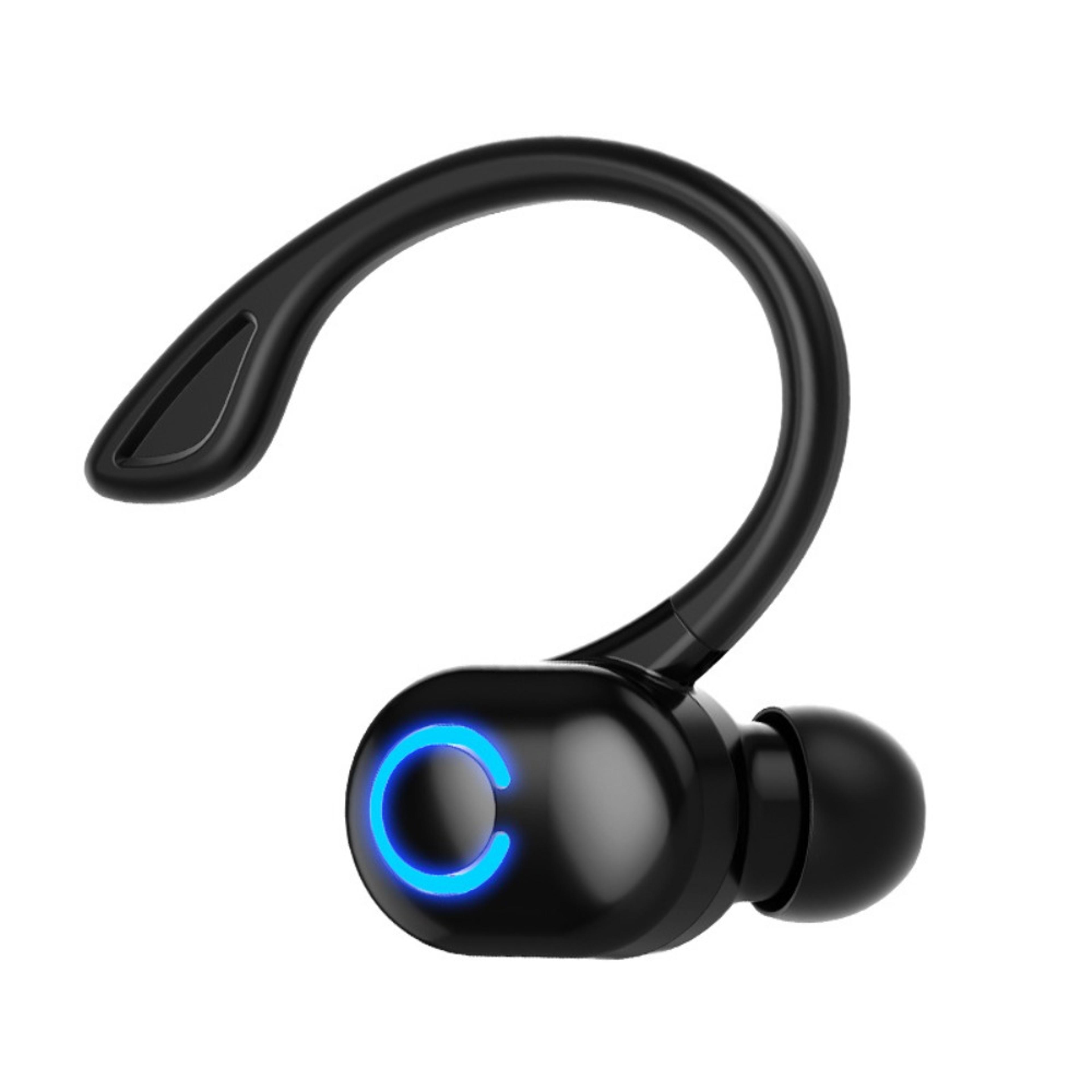 sportflex bluetooth 5.2 headset wireless earbud with ear hook & noise reduction mic