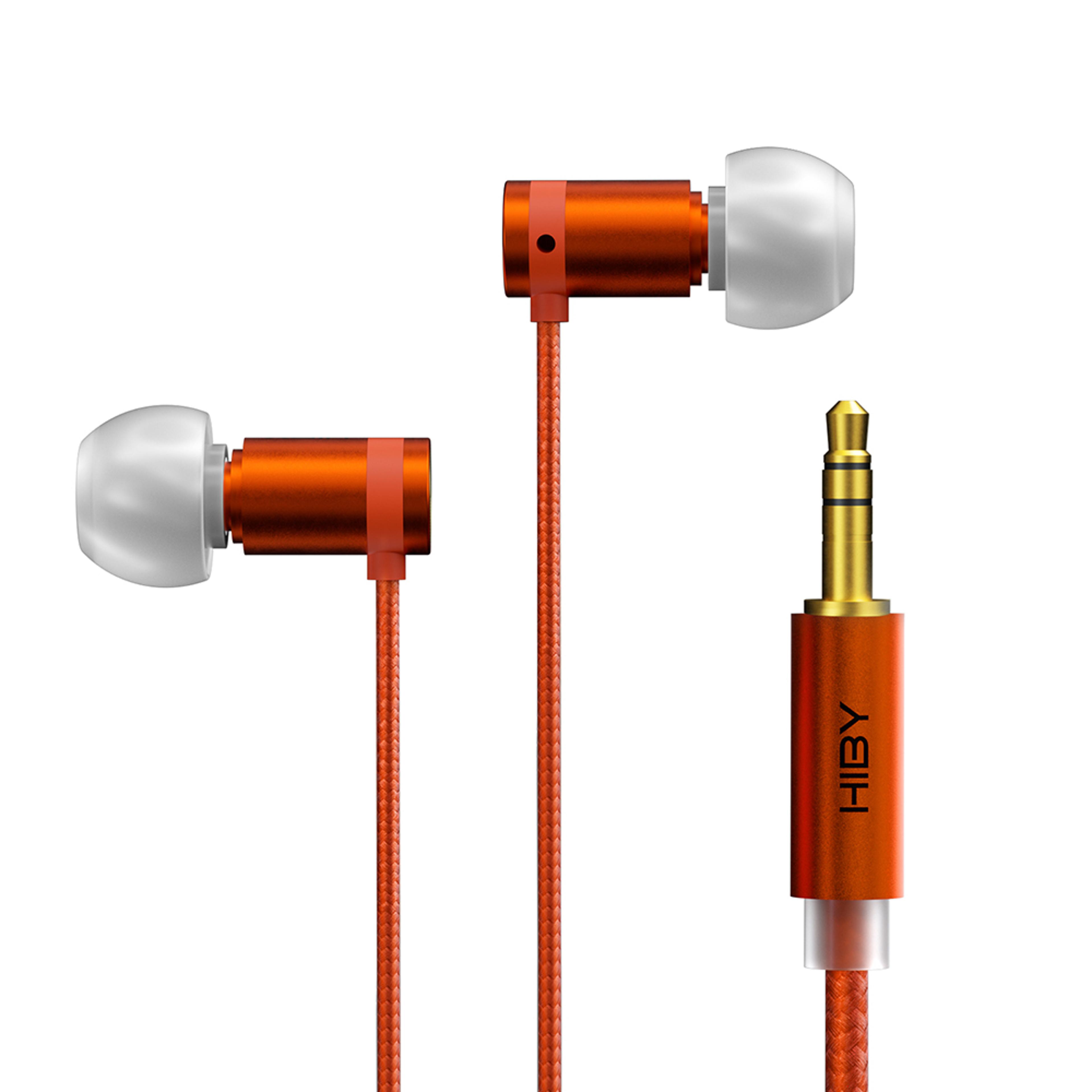 hifi wired earphones with titanium plated driver & noise isolating in ear design