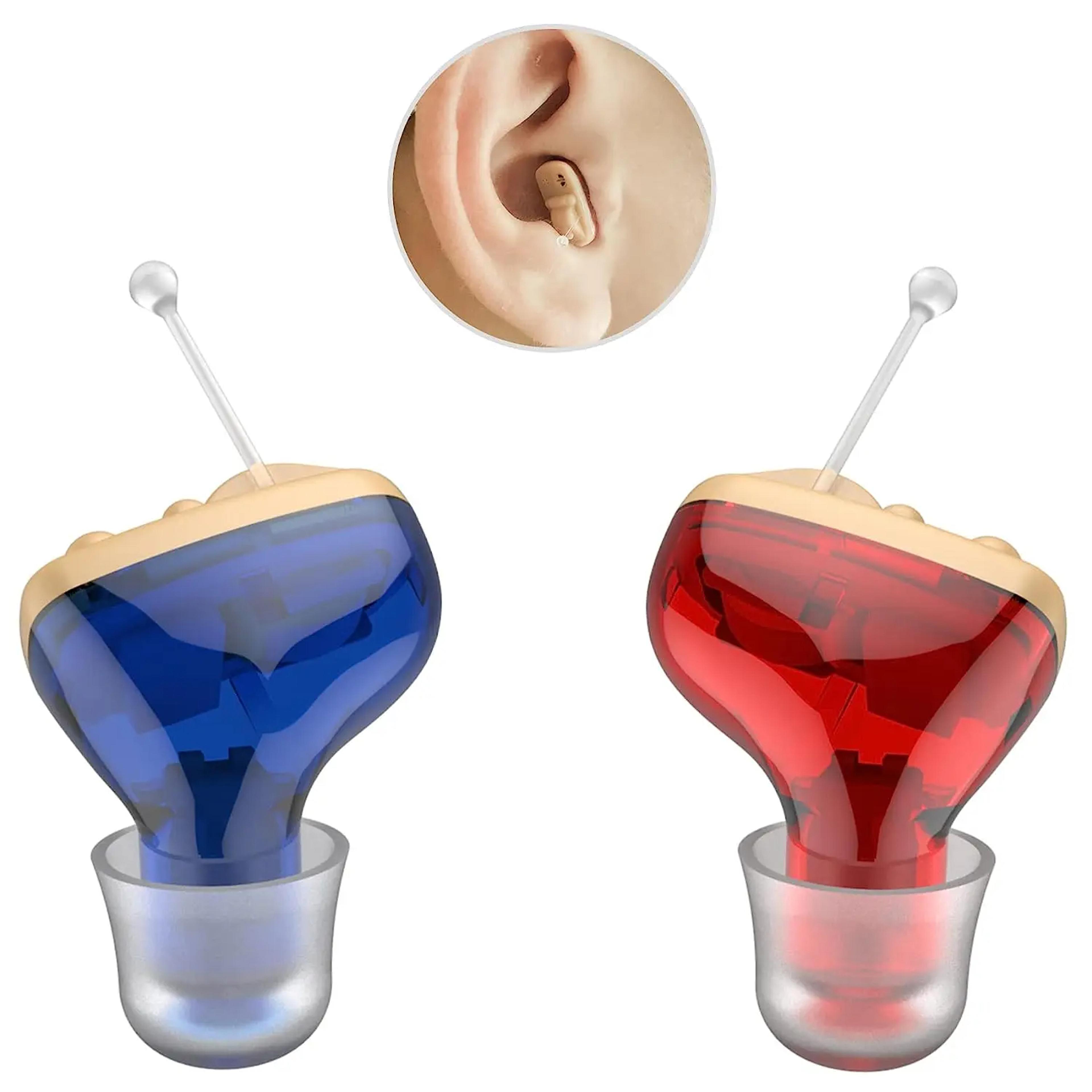 hearease invisible hearing aid for seniors wireless noise reduction sound amplifier