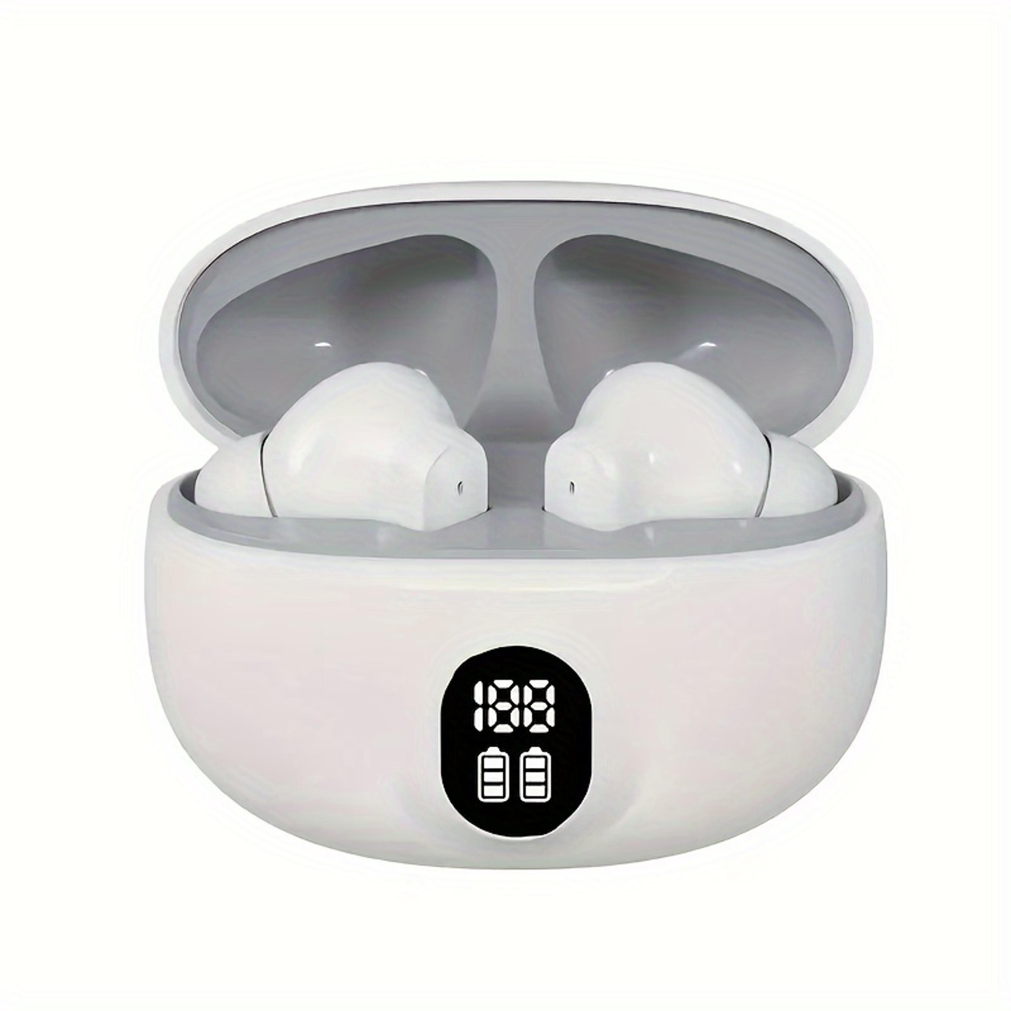 sportglow bluetooth earbuds wireless headphones with noise cancelling mic & led lights