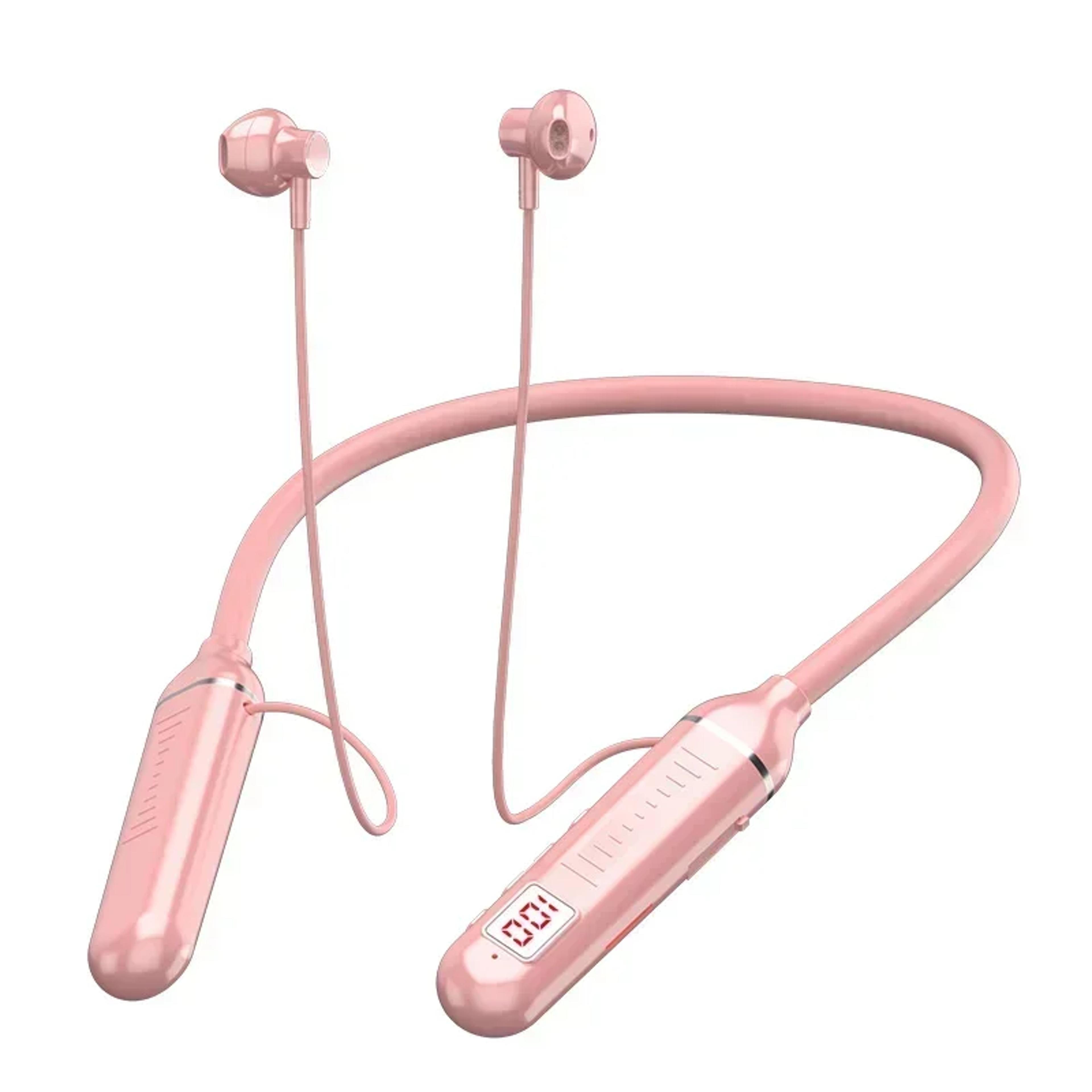 k58 pro bluetooth neckband headphones with bluetooth 5.2, magnetic earbuds & noise reducing mic