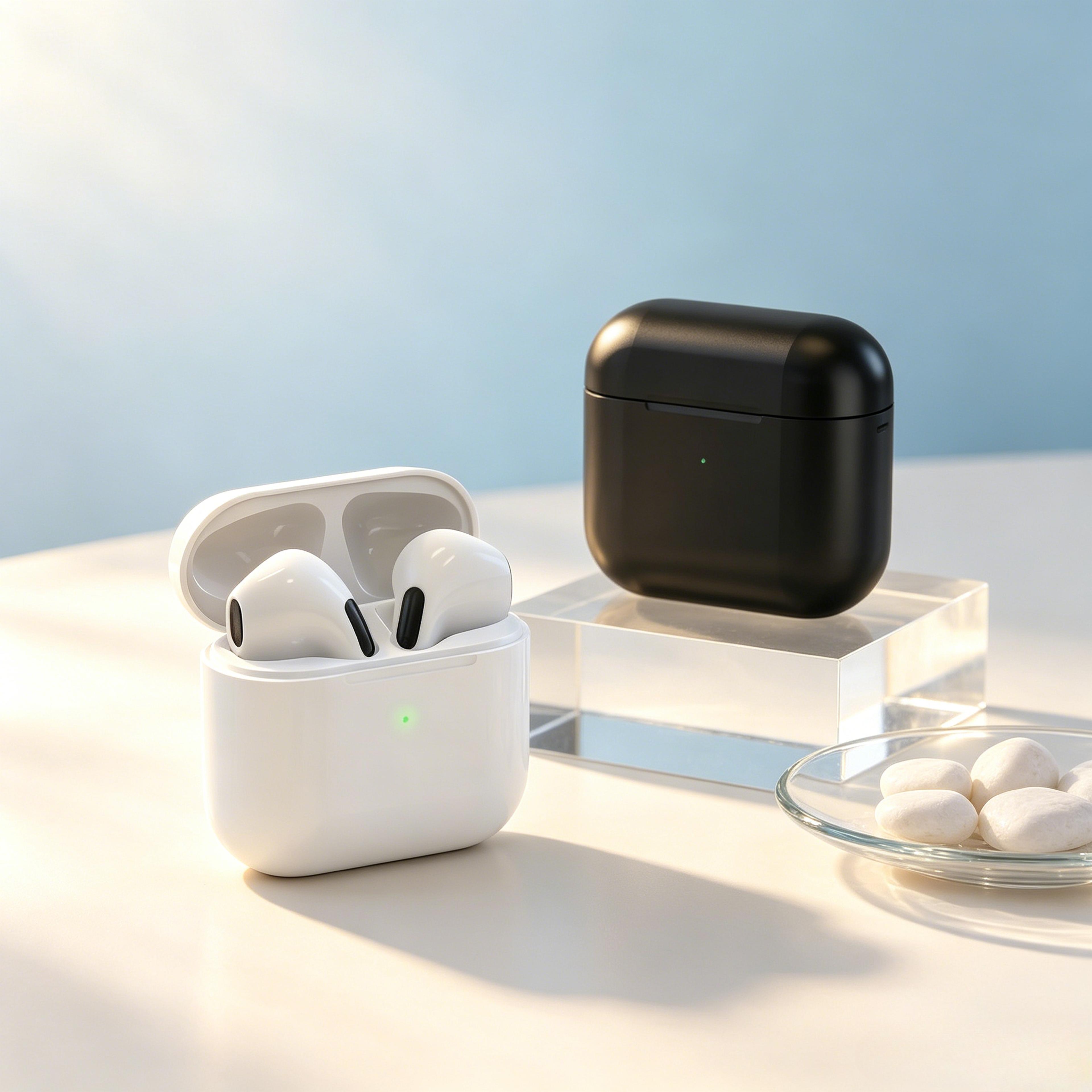 hifi wireless earbuds with noise reduction mic tws bluetooth sports earbuds