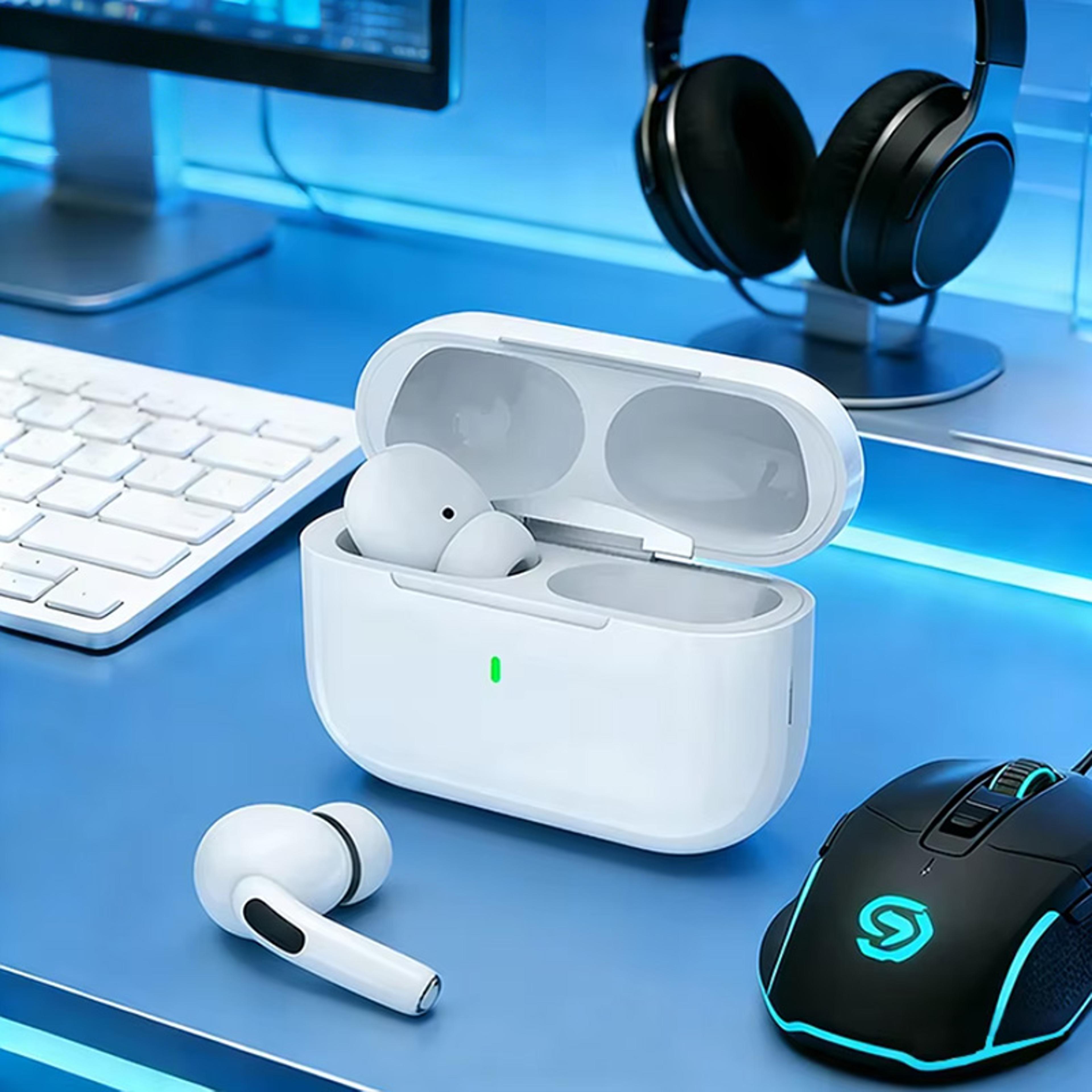 airs pro bluetooth earbuds with touch control, waterproof tws earbuds & siri voice support